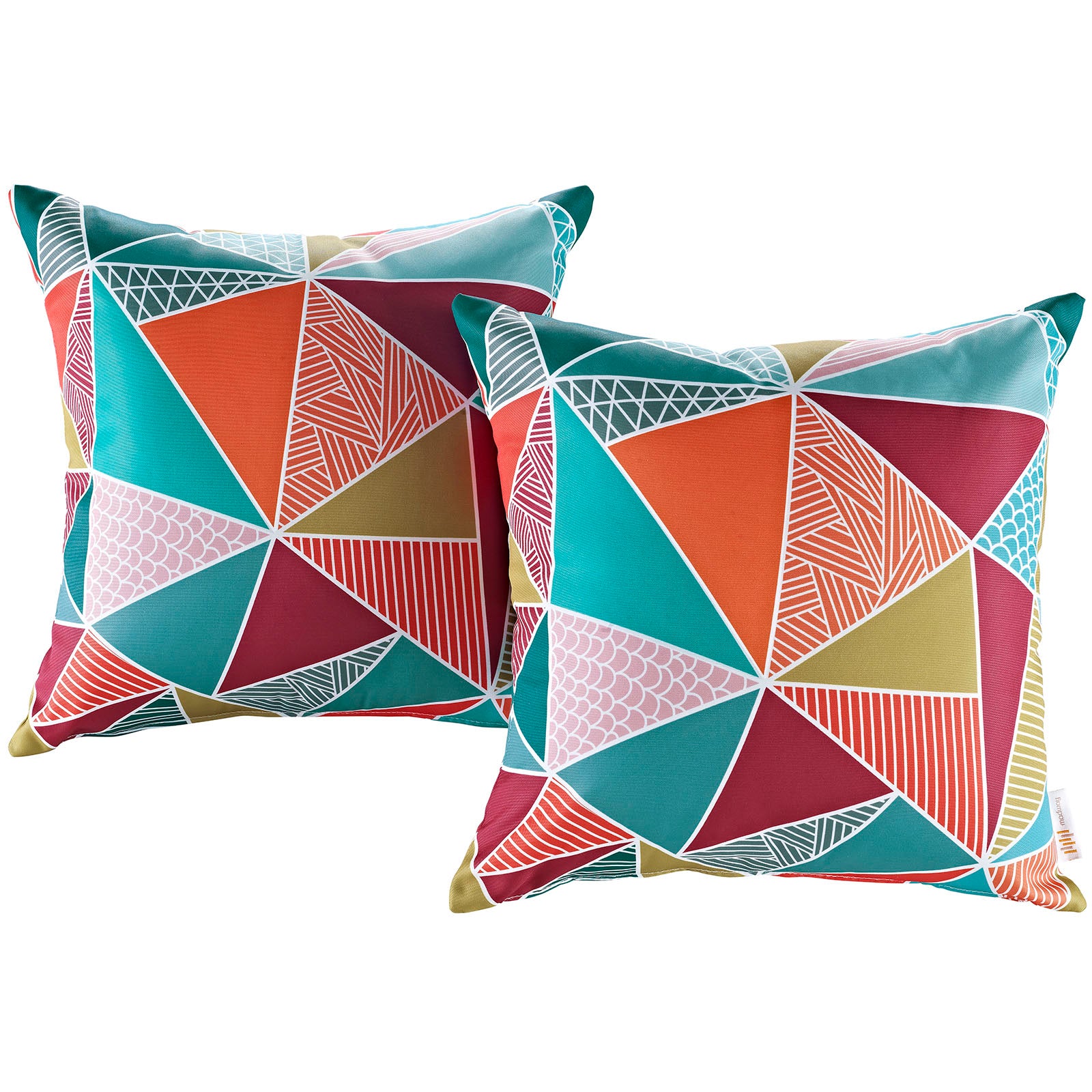 Modway Outdoor Pillows & Cushions - Modway Outdoor Patio Single Pillow Mosaic