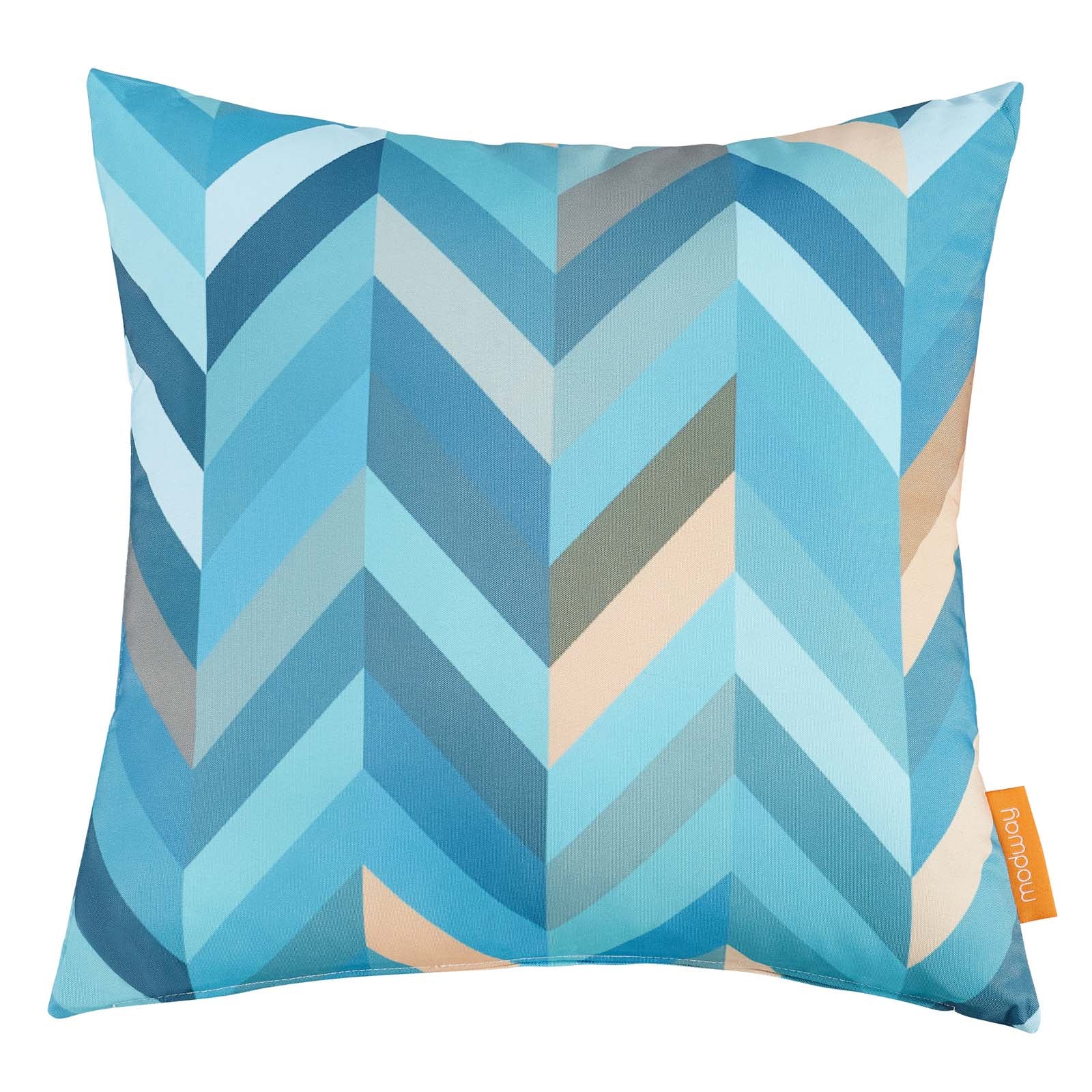 Modway Outdoor Pillows & Cushions - Modway Outdoor Patio Single Pillow Wave