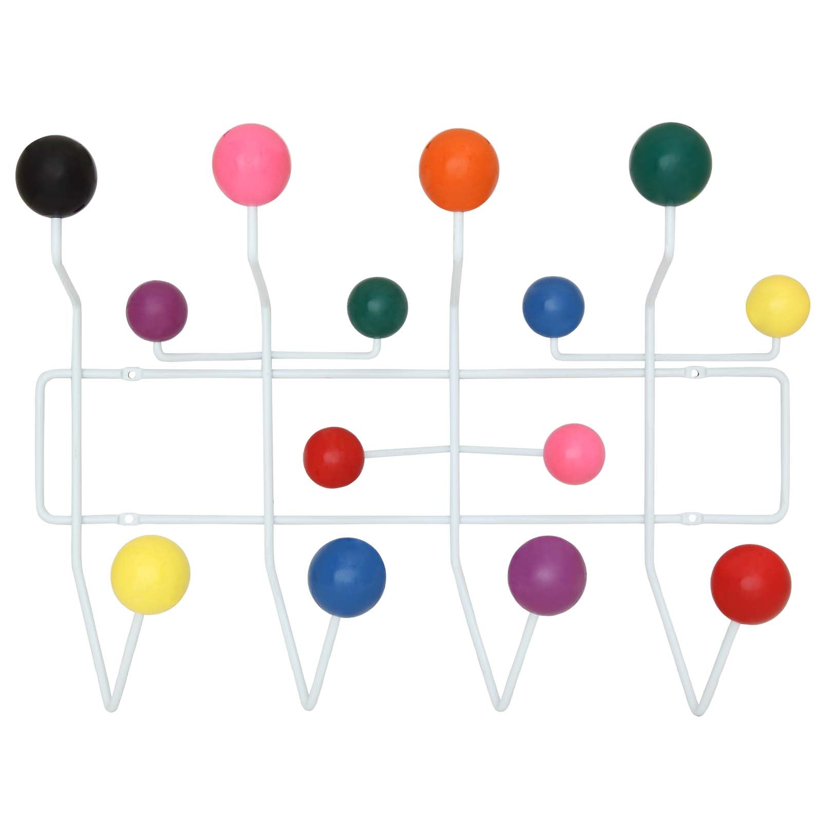 Modway Coat Hangers - Gumball Coat Rack Multicolored