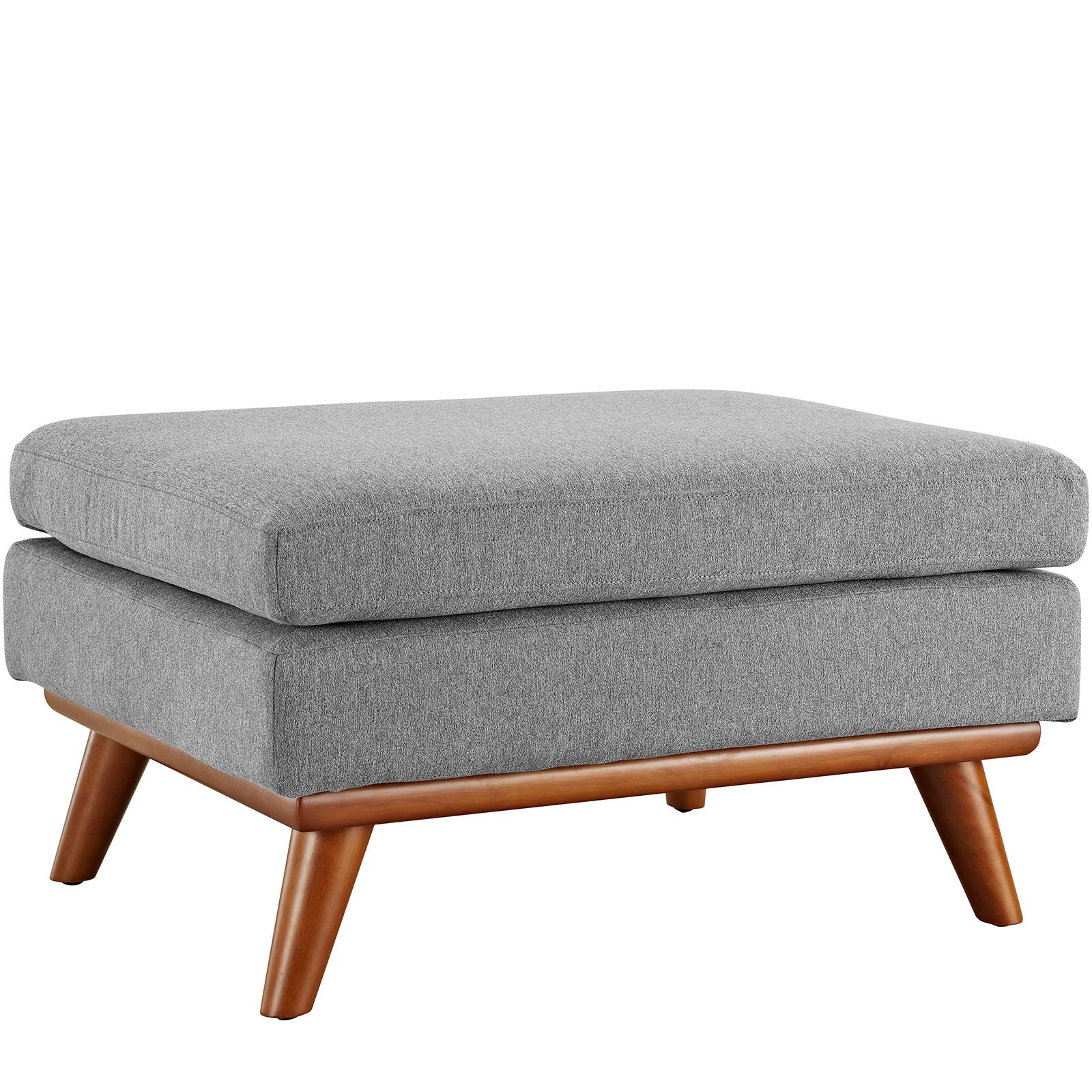 Modway Living Room Sets - Engage 2 Piece Armchair and Ottoman Expectation Gray