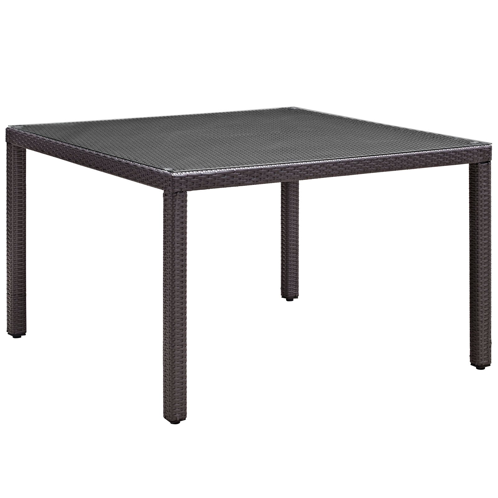 Modway Outdoor Dining Sets - Convene 5 Piece Outdoor Patio Dining Set Espresso Turquoise