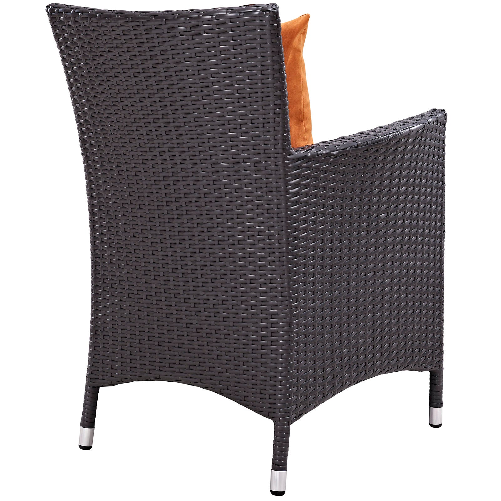Modway Outdoor Dining Sets - Convene 7 Piece Outdoor Patio Dining Set Orange