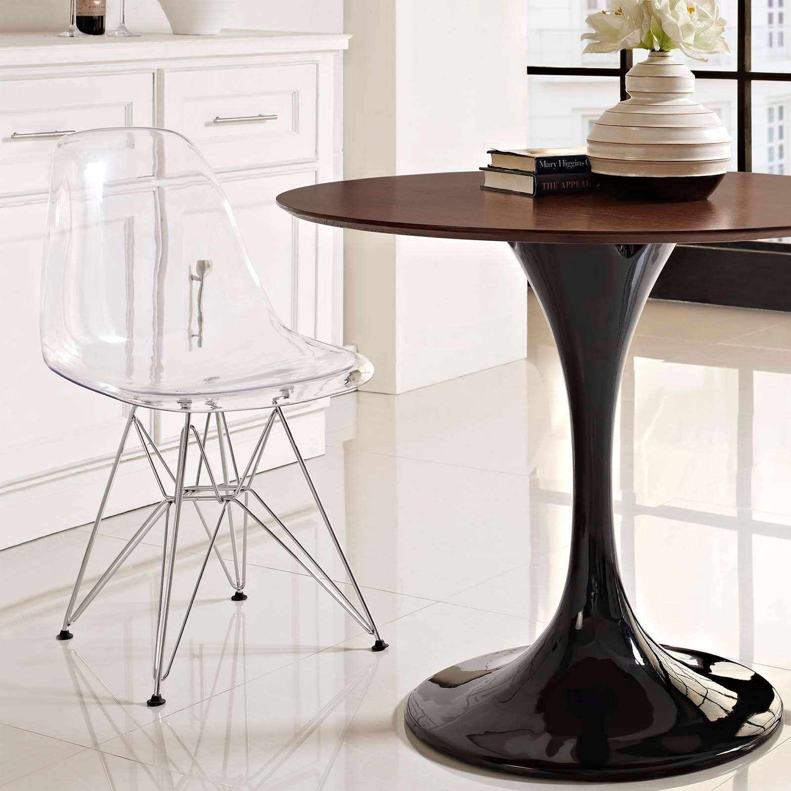 Modway Dining Chairs - Paris Dining Side Chair Clear