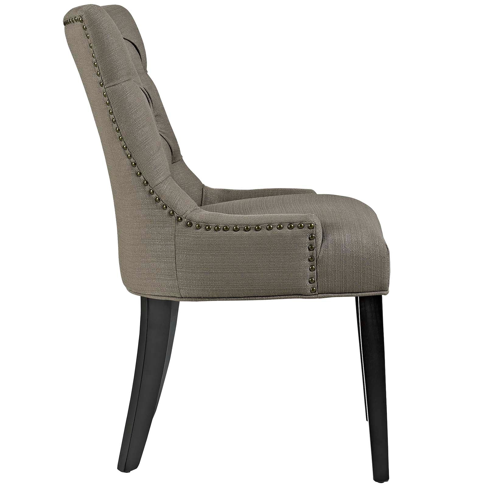 Modway Dining Chairs - Regent Tufted Dining Side Chair Granite