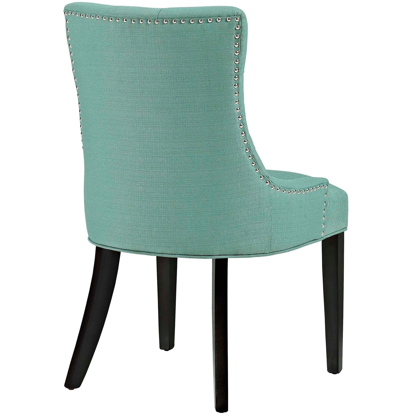 Modway Dining Chairs - Regent Tufted Fabric Dining Side Chair Laguna