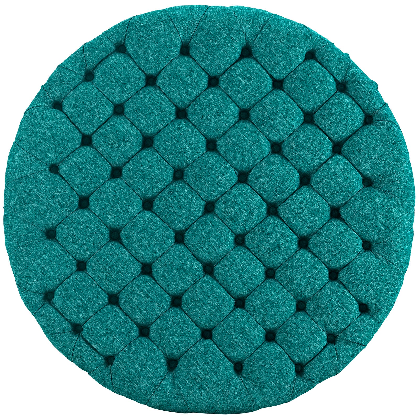 Modway Ottomans & Stools - Amour Upholstered Fabric Ottoman Teal