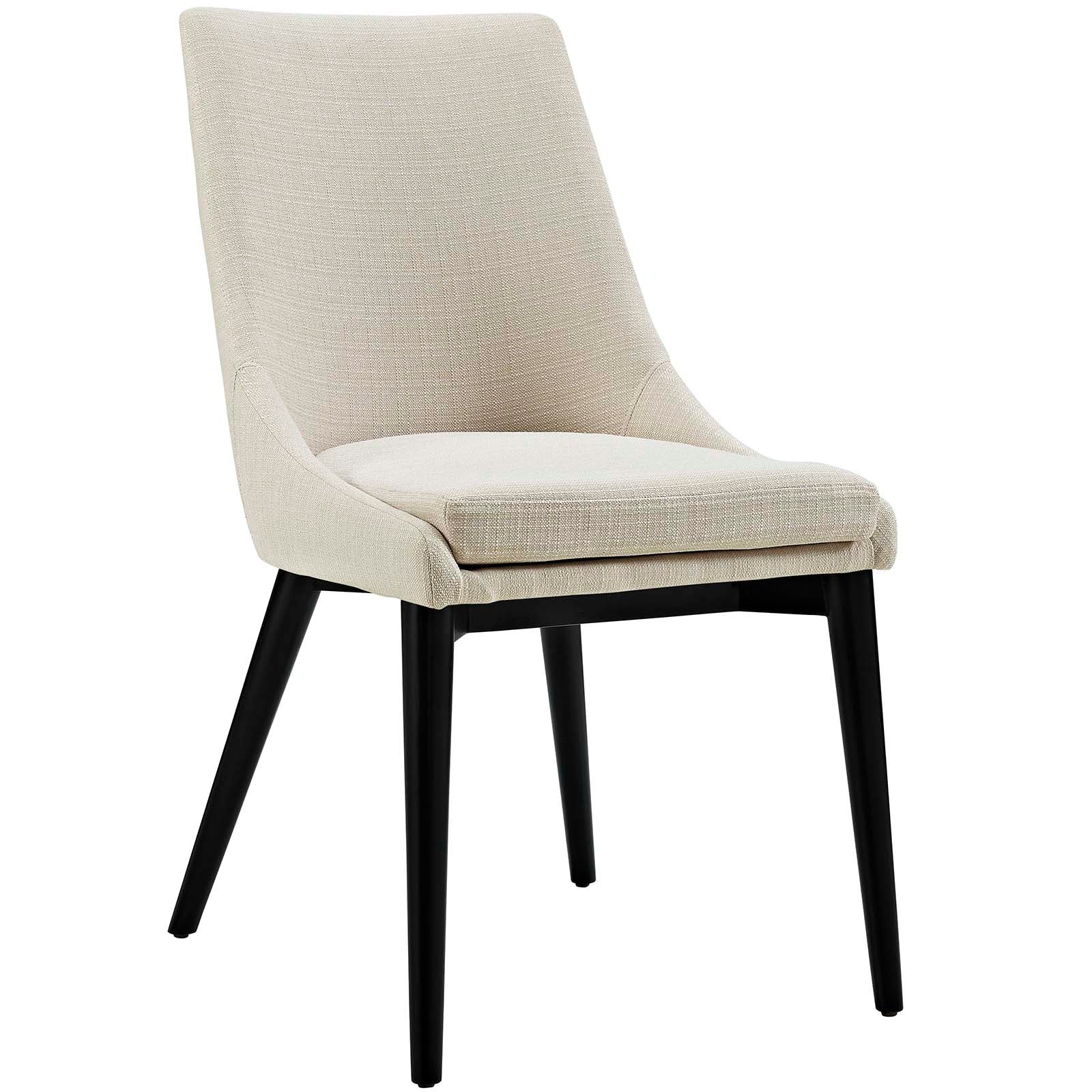 Modway Dining Chairs - Viscount Fabric Dining Chair Beige