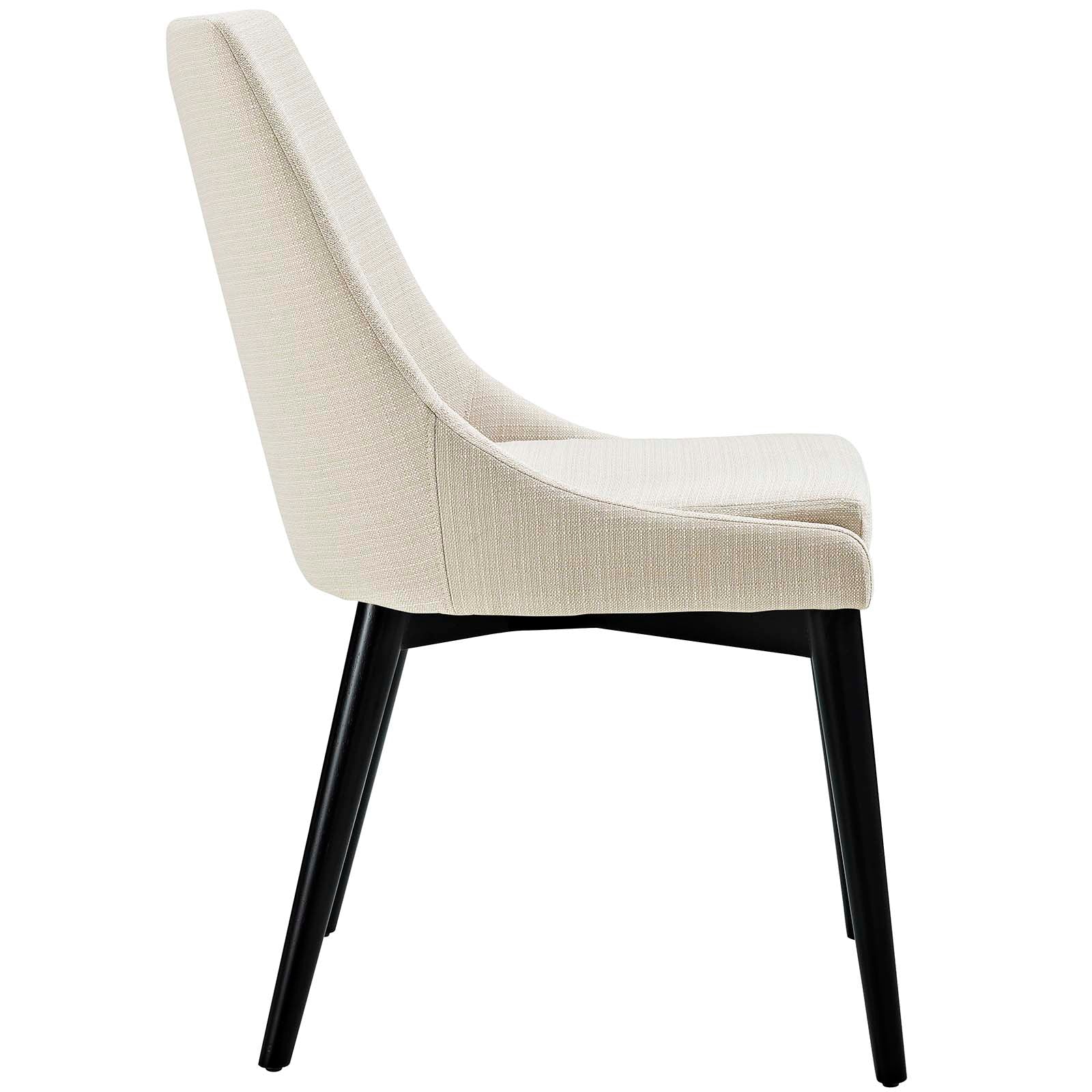 Modway Dining Chairs - Viscount Fabric Dining Chair Beige