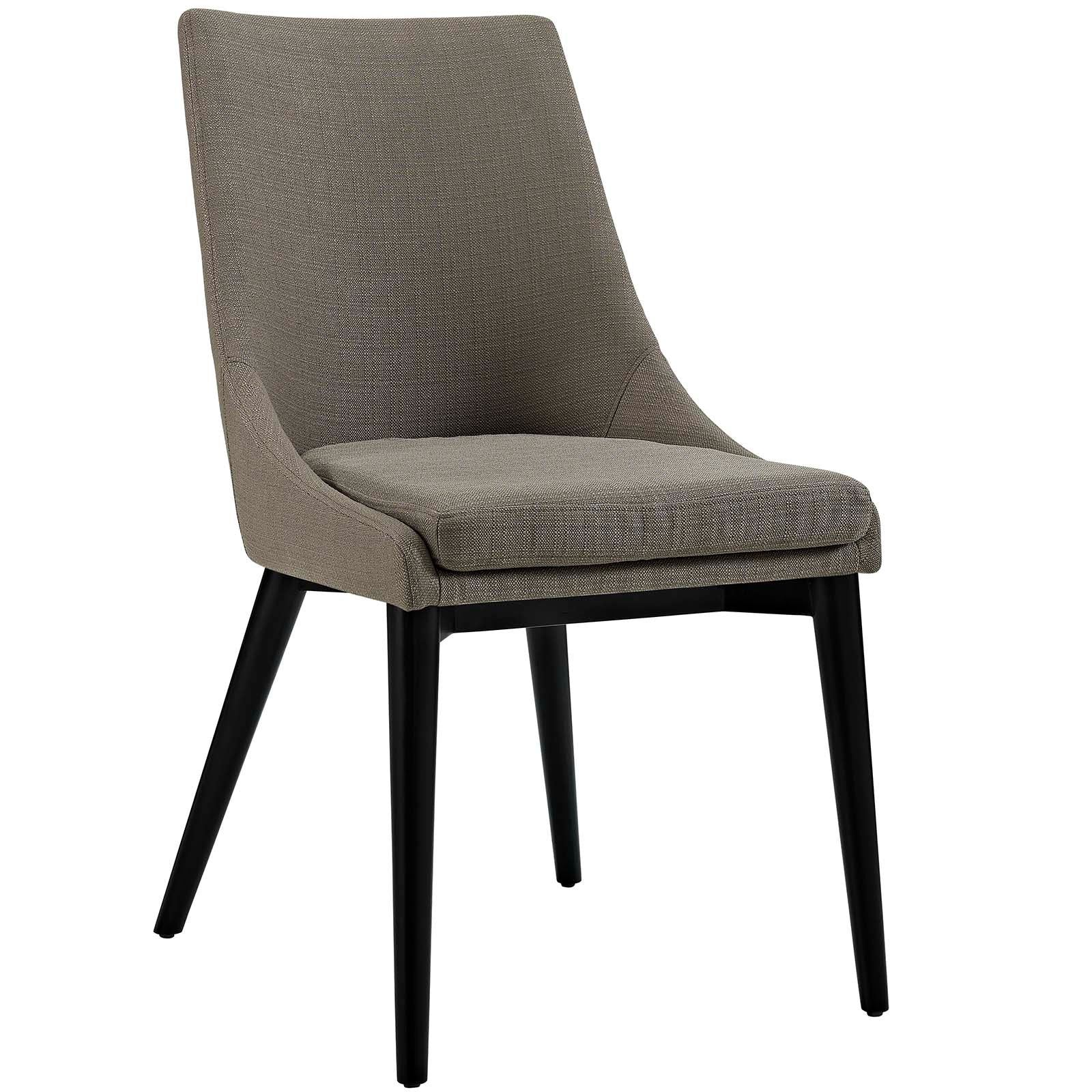 Modway Dining Chairs - Viscount Fabric Dining Chair Granite