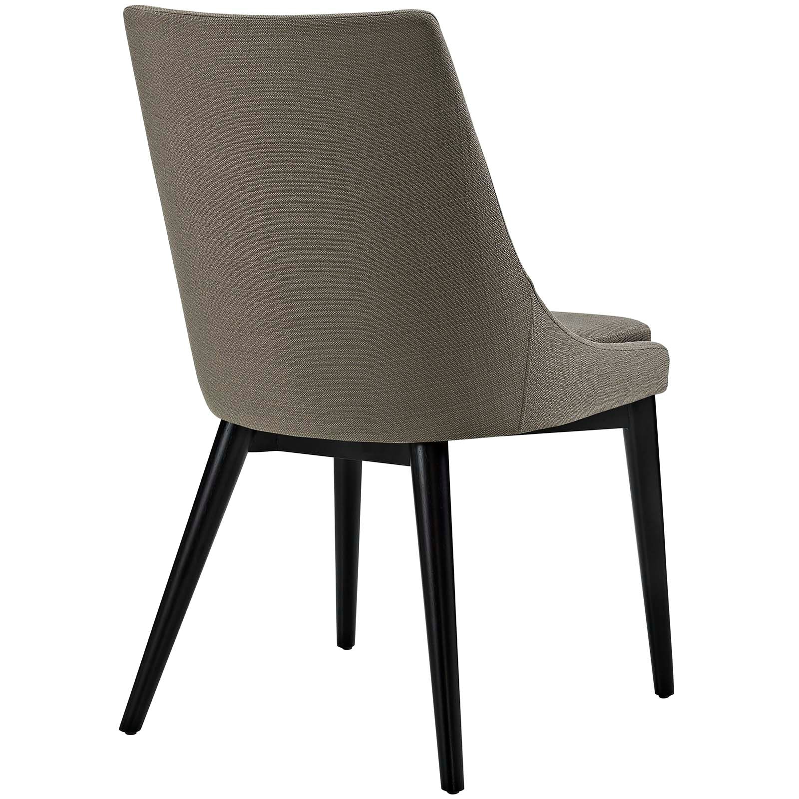 Modway Dining Chairs - Viscount Fabric Dining Chair Granite