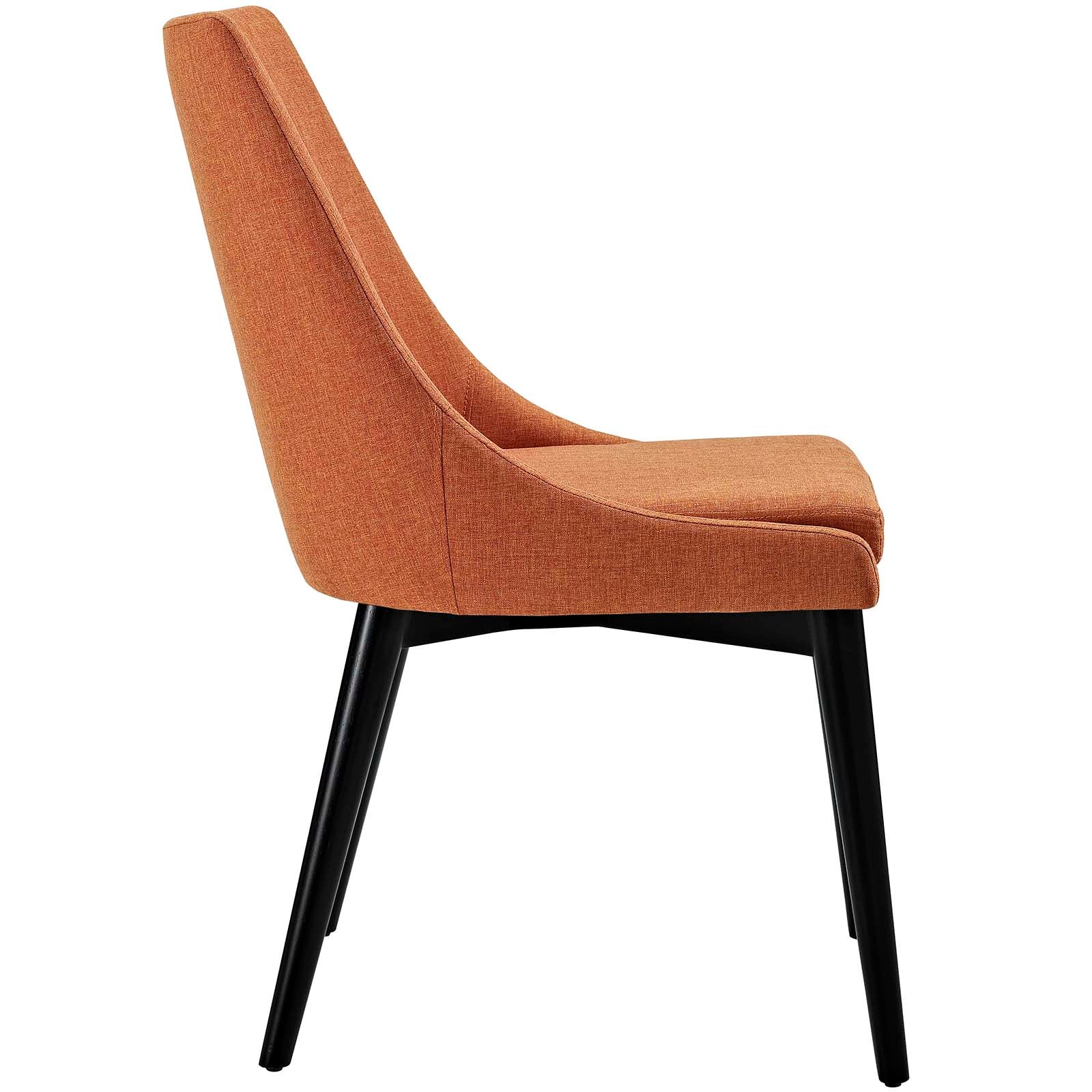 Modway Dining Chairs - Viscount Fabric Dining Chair Orange