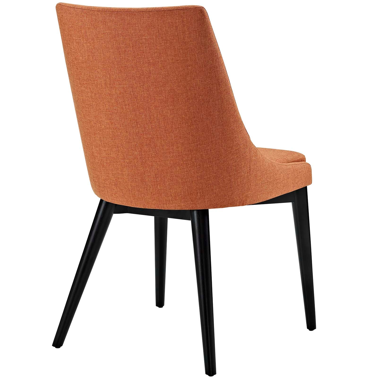 Viscount Fabric Dining Chair Orange
