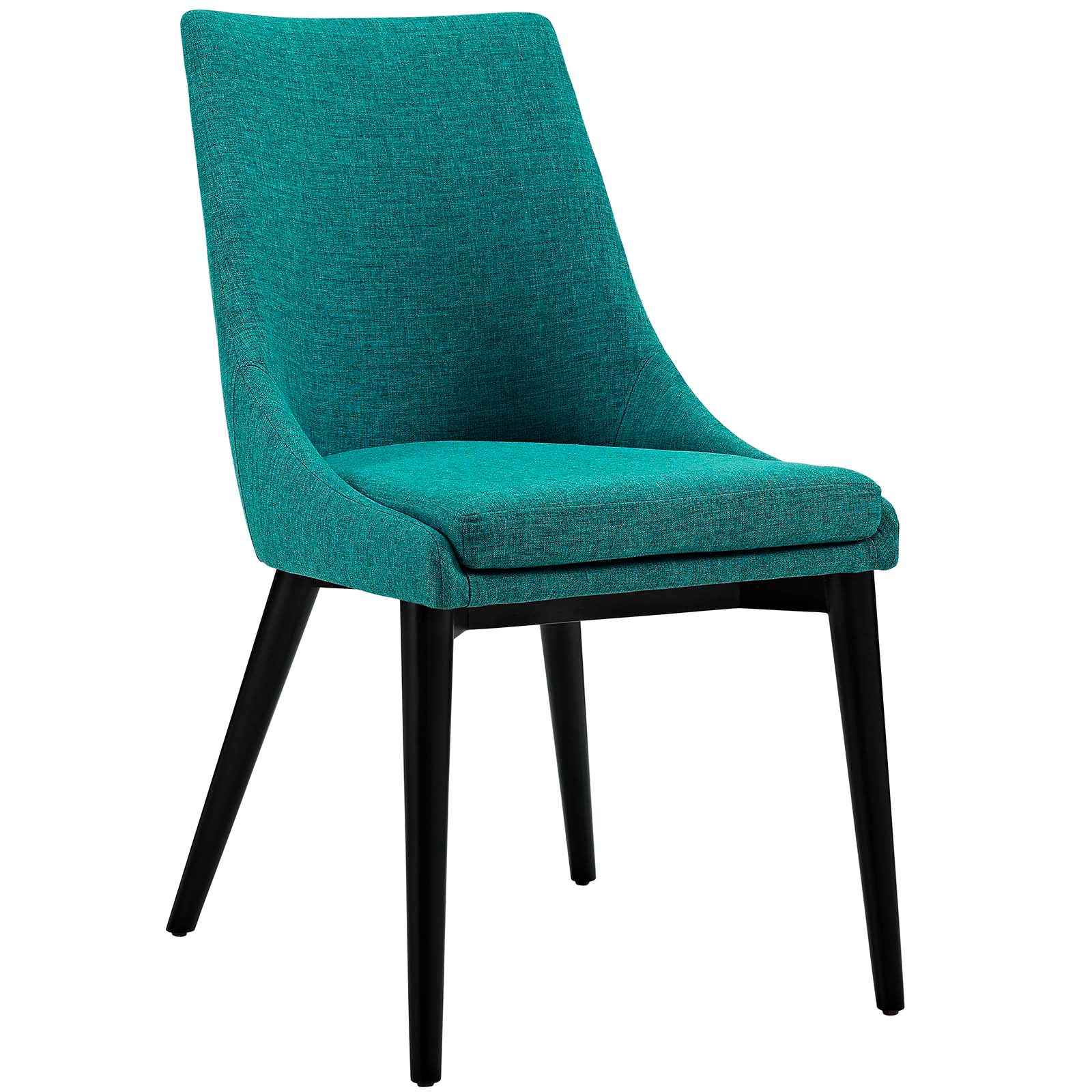 Modway Dining Chairs - Viscount Fabric Dining Chair Teal