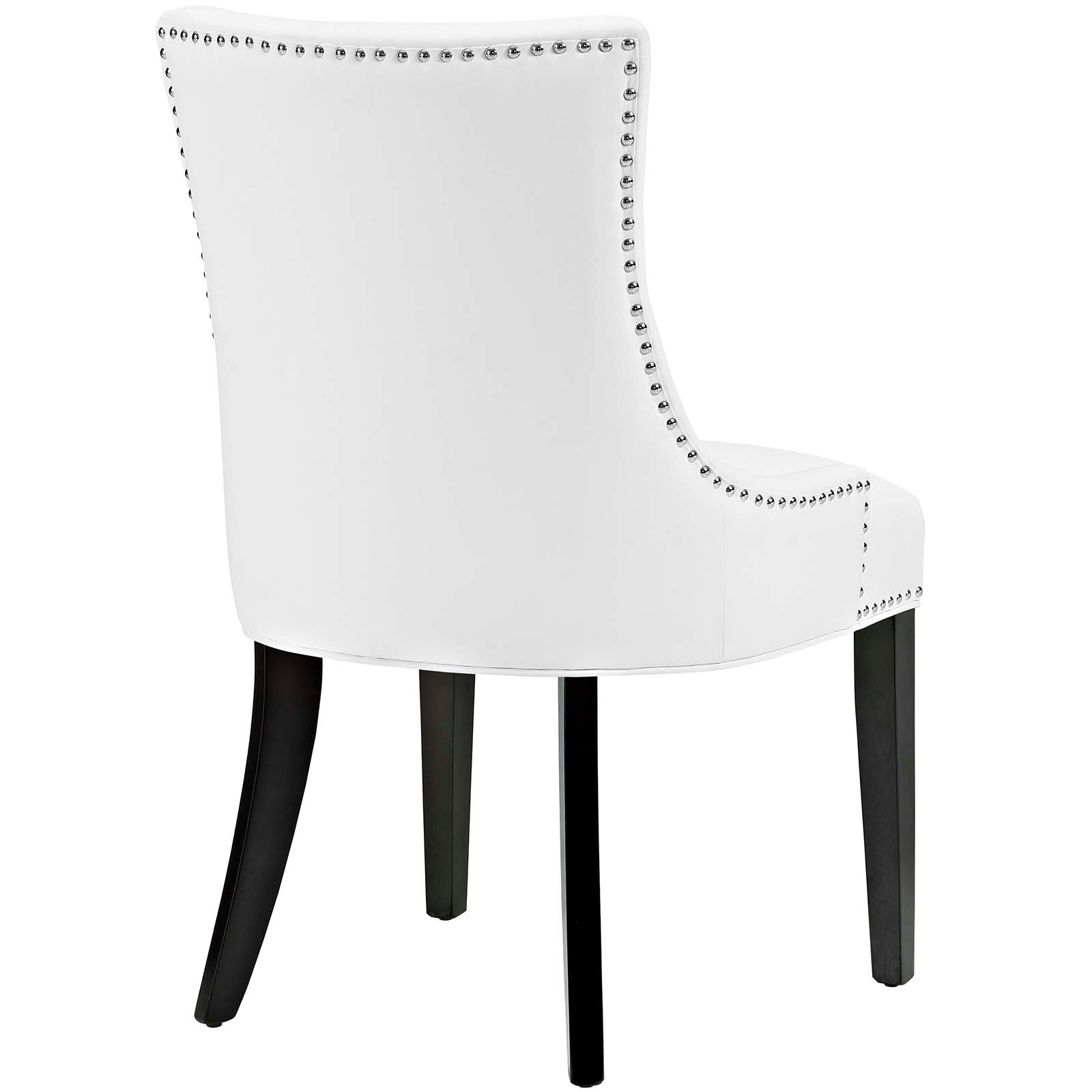 Modway Dining Chairs - Marquis Faux Leather Dining Chair White