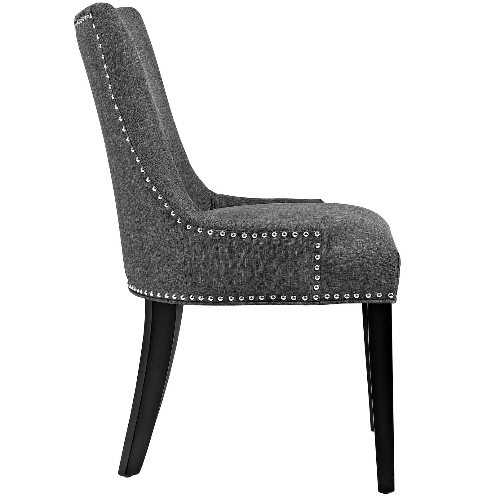 Modway Dining Chairs - Marquis Fabric Dining Chair Gray