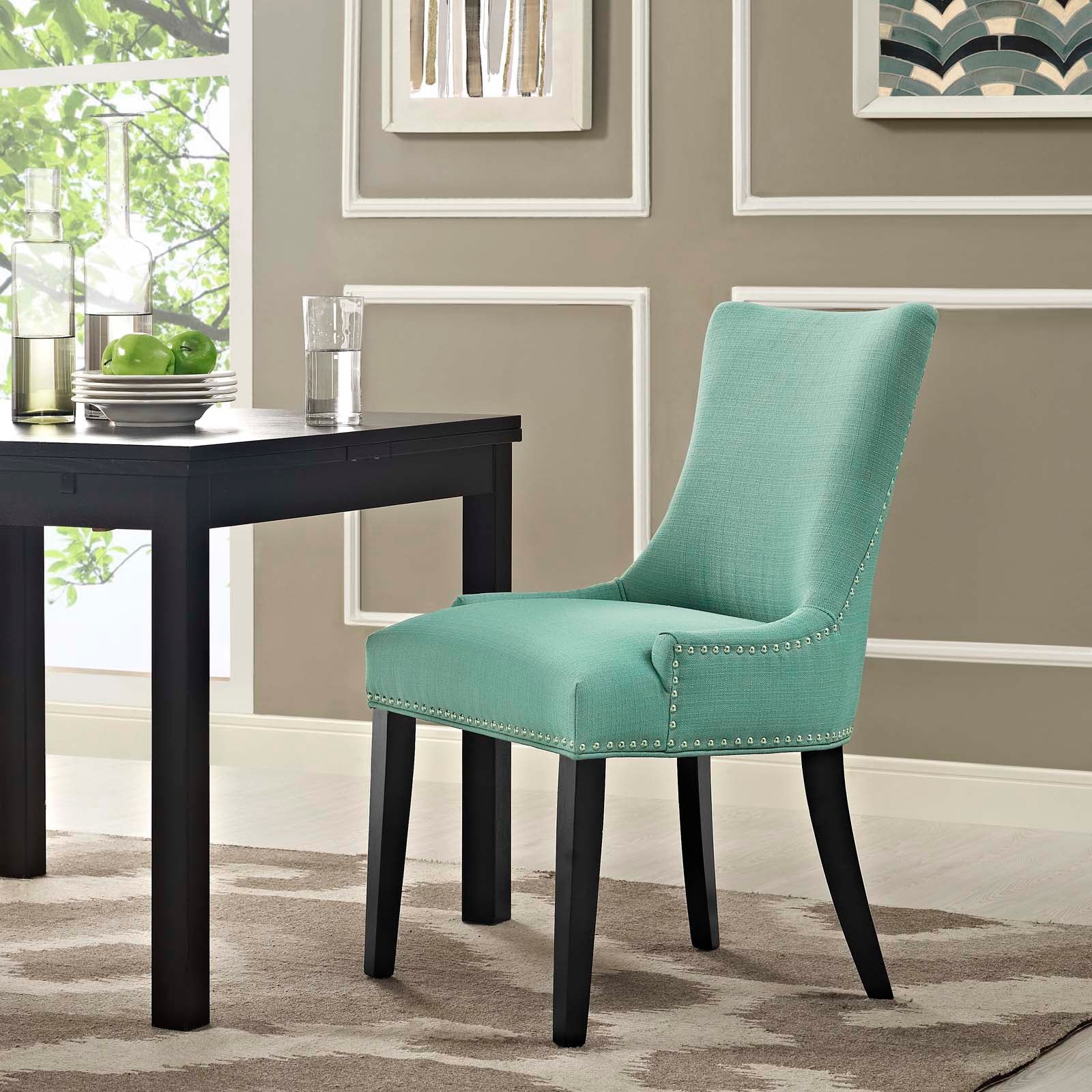 Modway Dining Chairs - Marquis Fabric Dining Chair Laguna