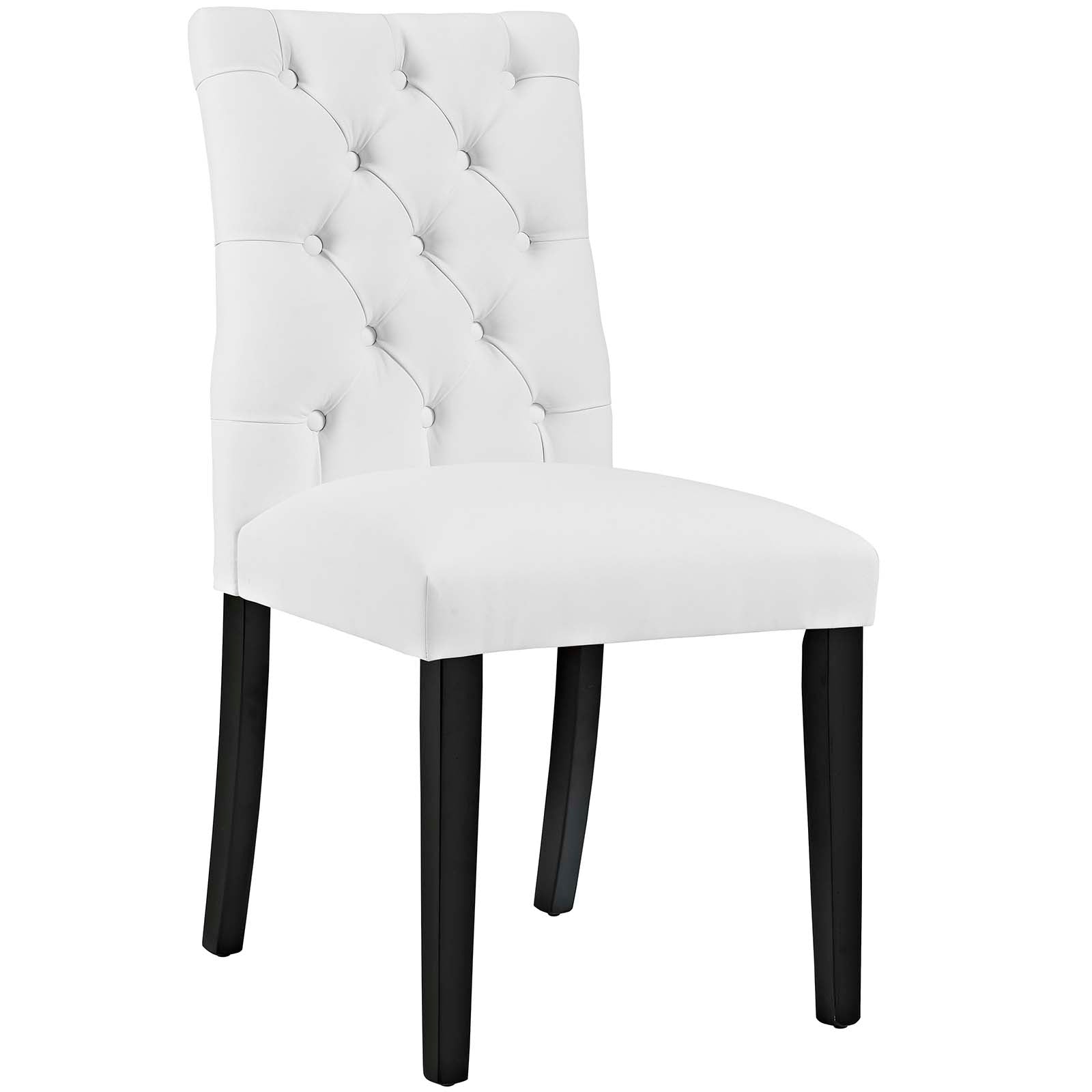 Modway Dining Chairs - Duchess Vinyl Dining Chair White