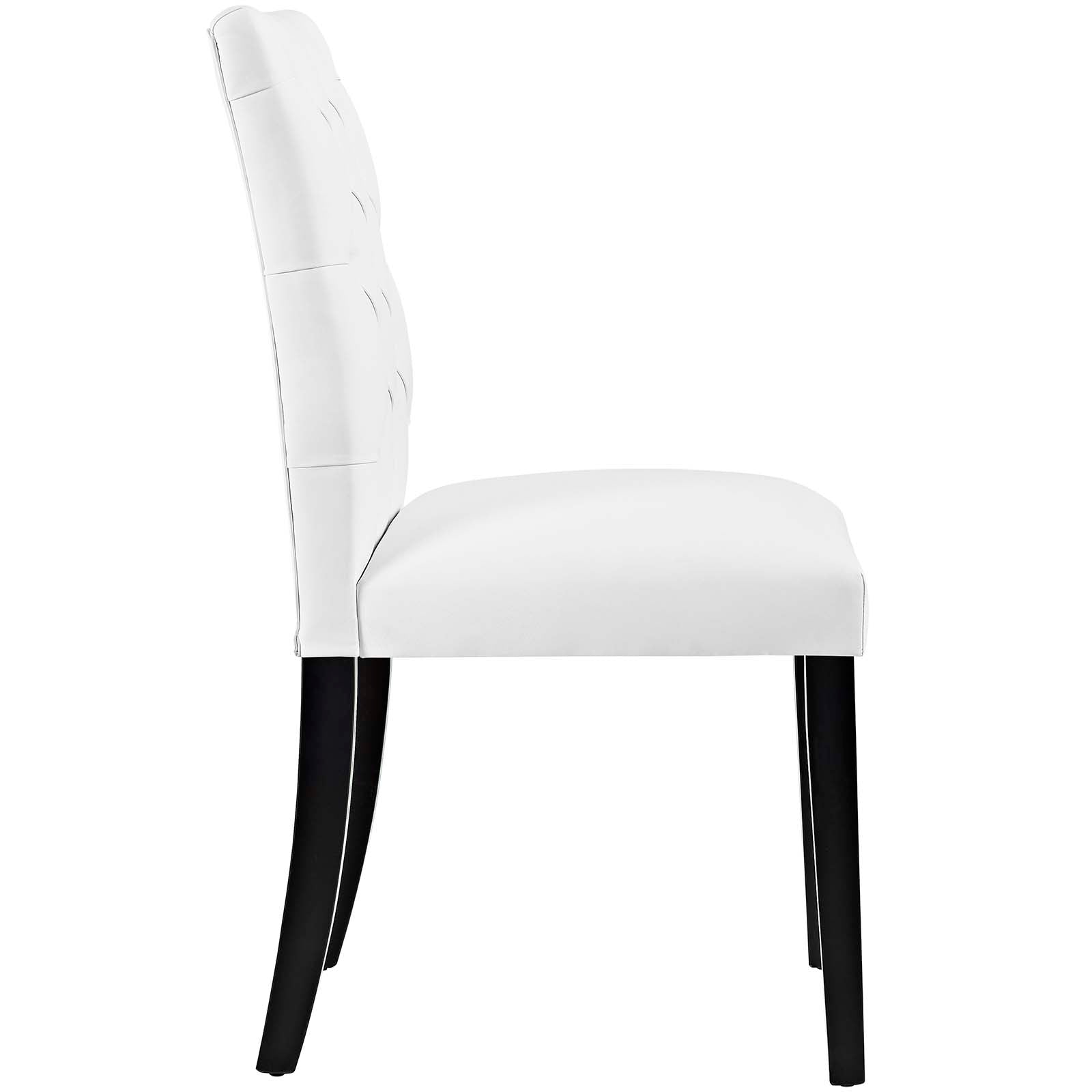 Modway Dining Chairs - Duchess Vinyl Dining Chair White