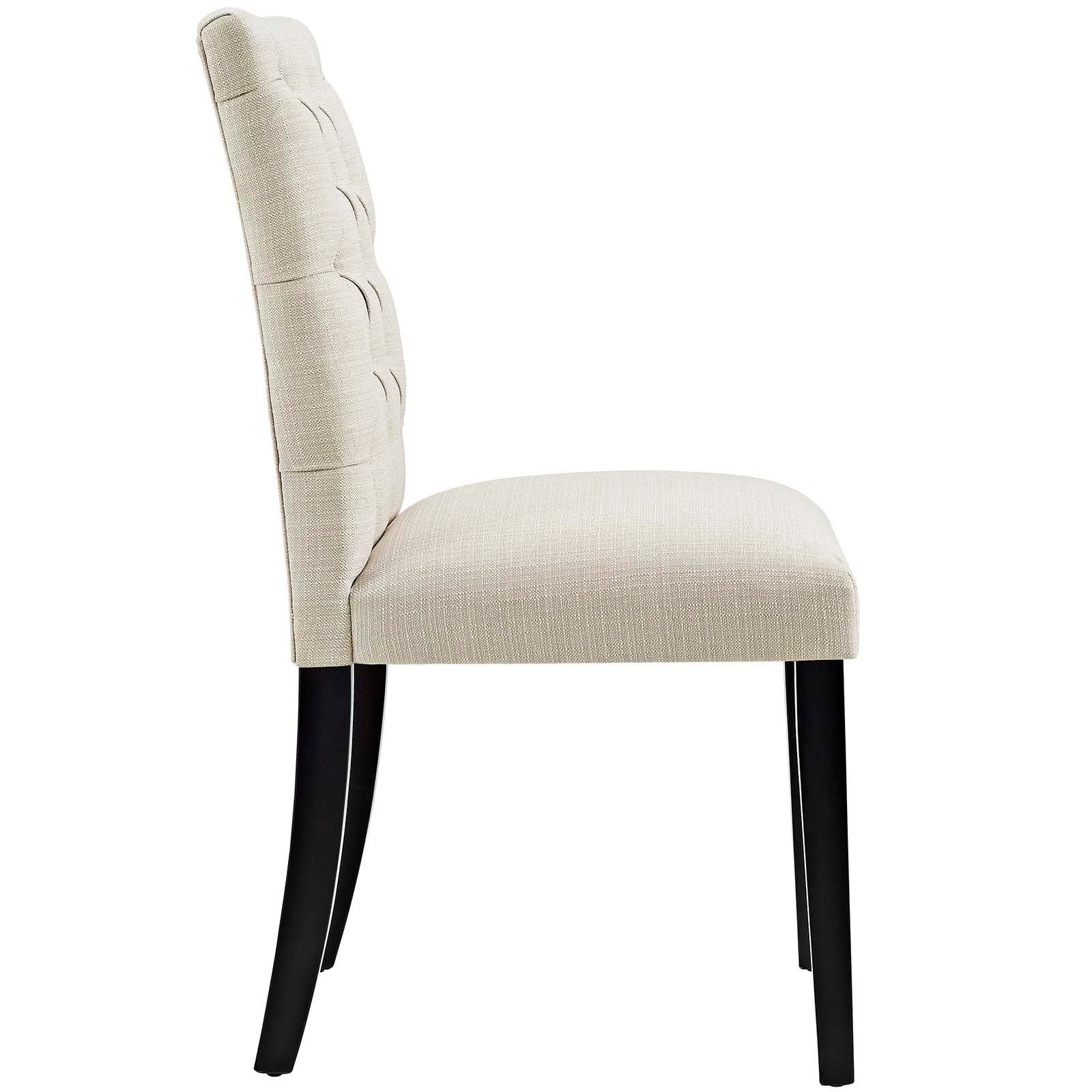 Modway Dining Chairs - Duchess Fabric Dining Chair Beige