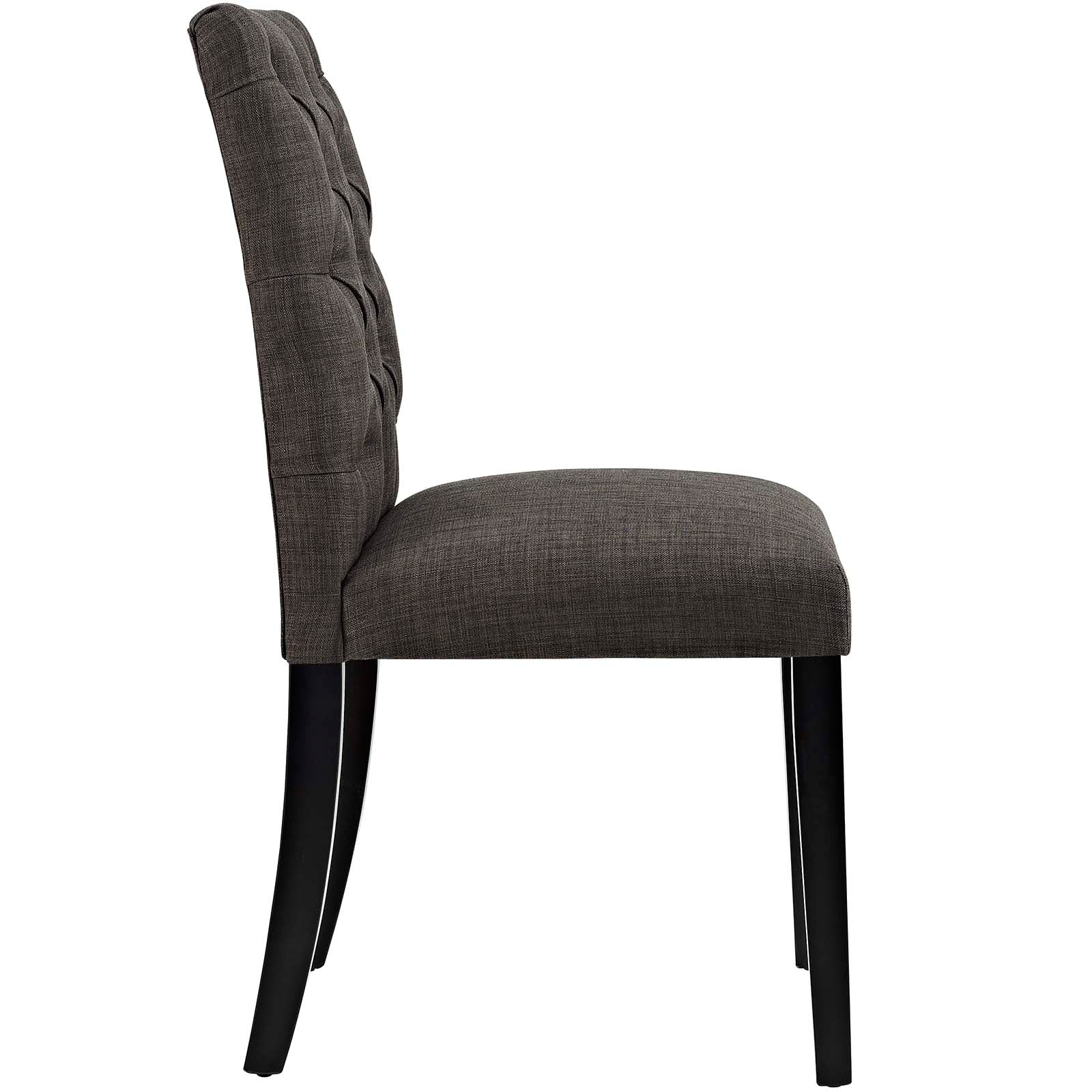 Modway Dining Chairs - Duchess Fabric Dining Chair Brown