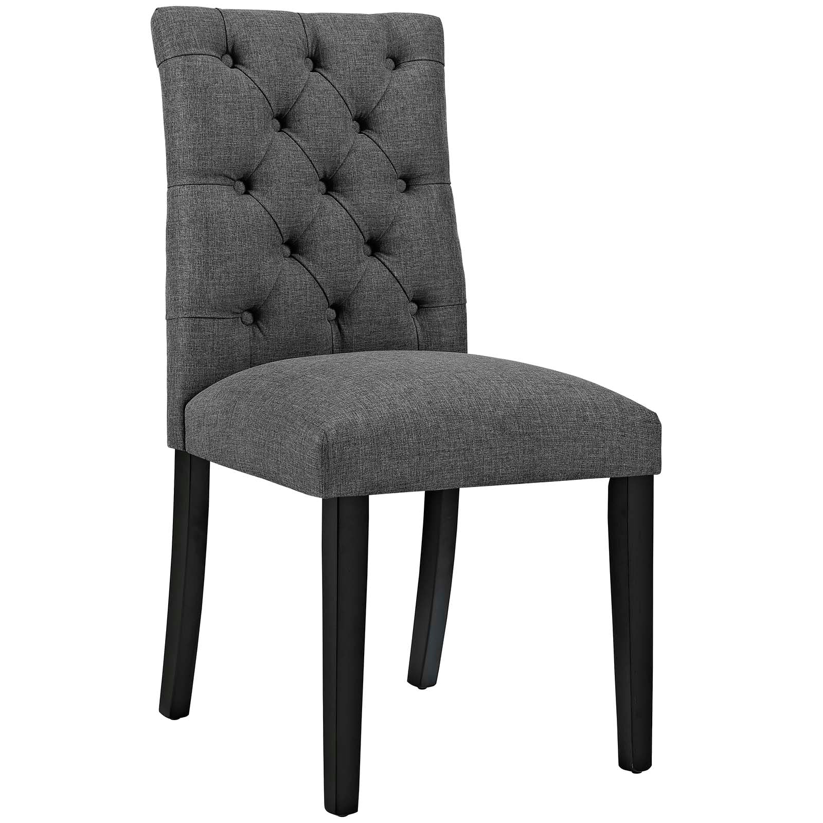 Modway Dining Chairs - Duchess Fabric Dining Chair Gray