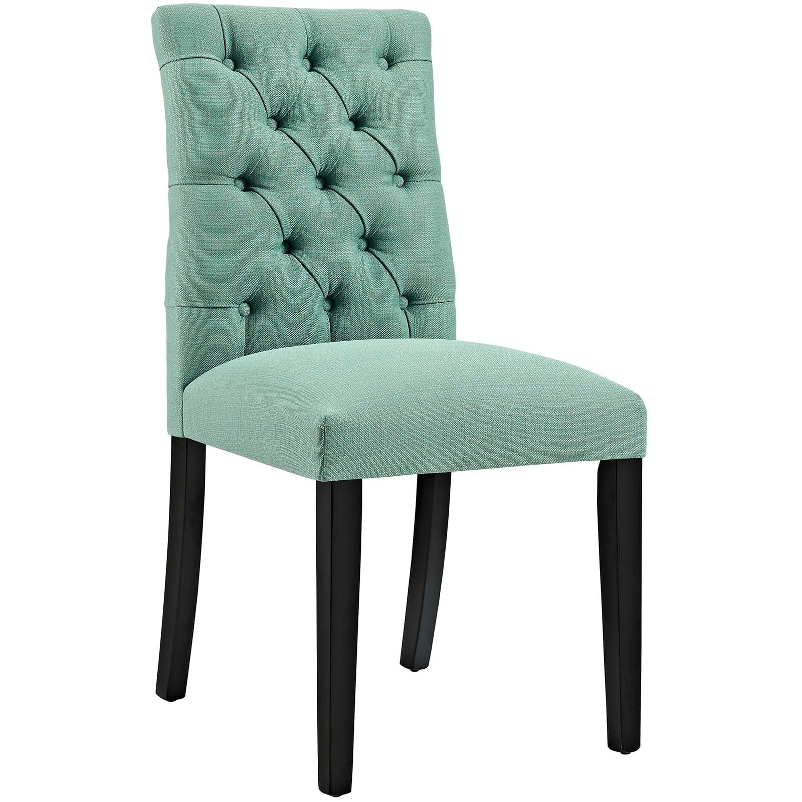 Modway Dining Chairs - Duchess Fabric Dining Chair Laguna