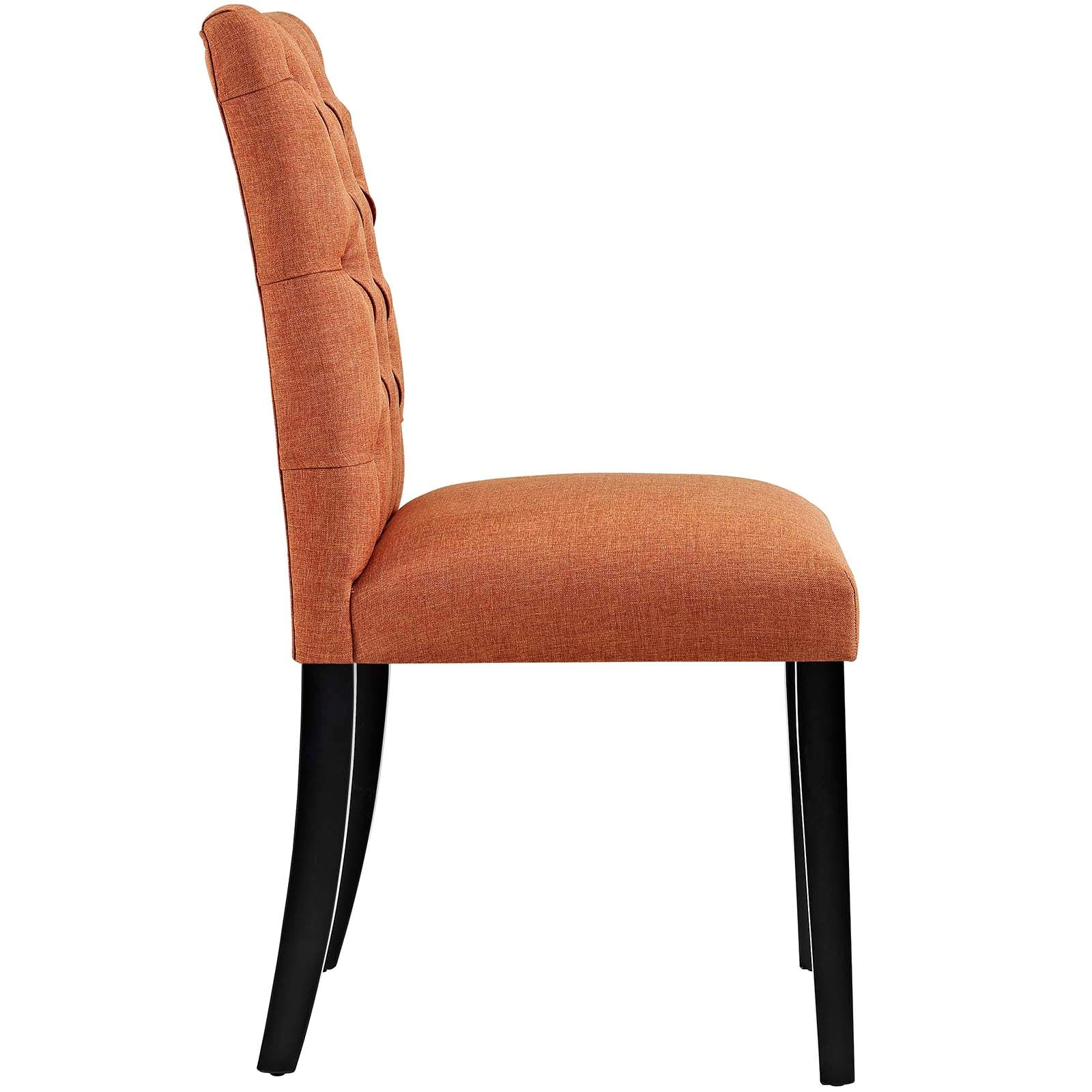 Modway Dining Chairs - Duchess Fabric Dining Chair Orange