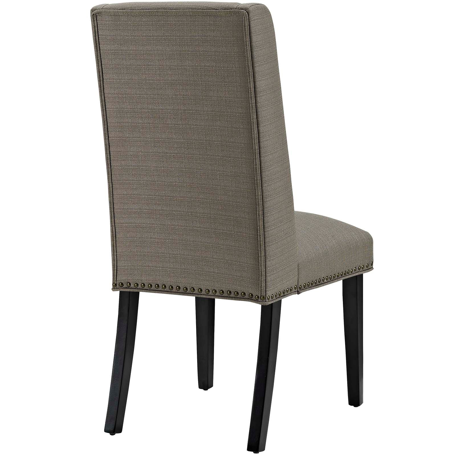Modway Dining Chairs - Baron Fabric Dining Chair Granite