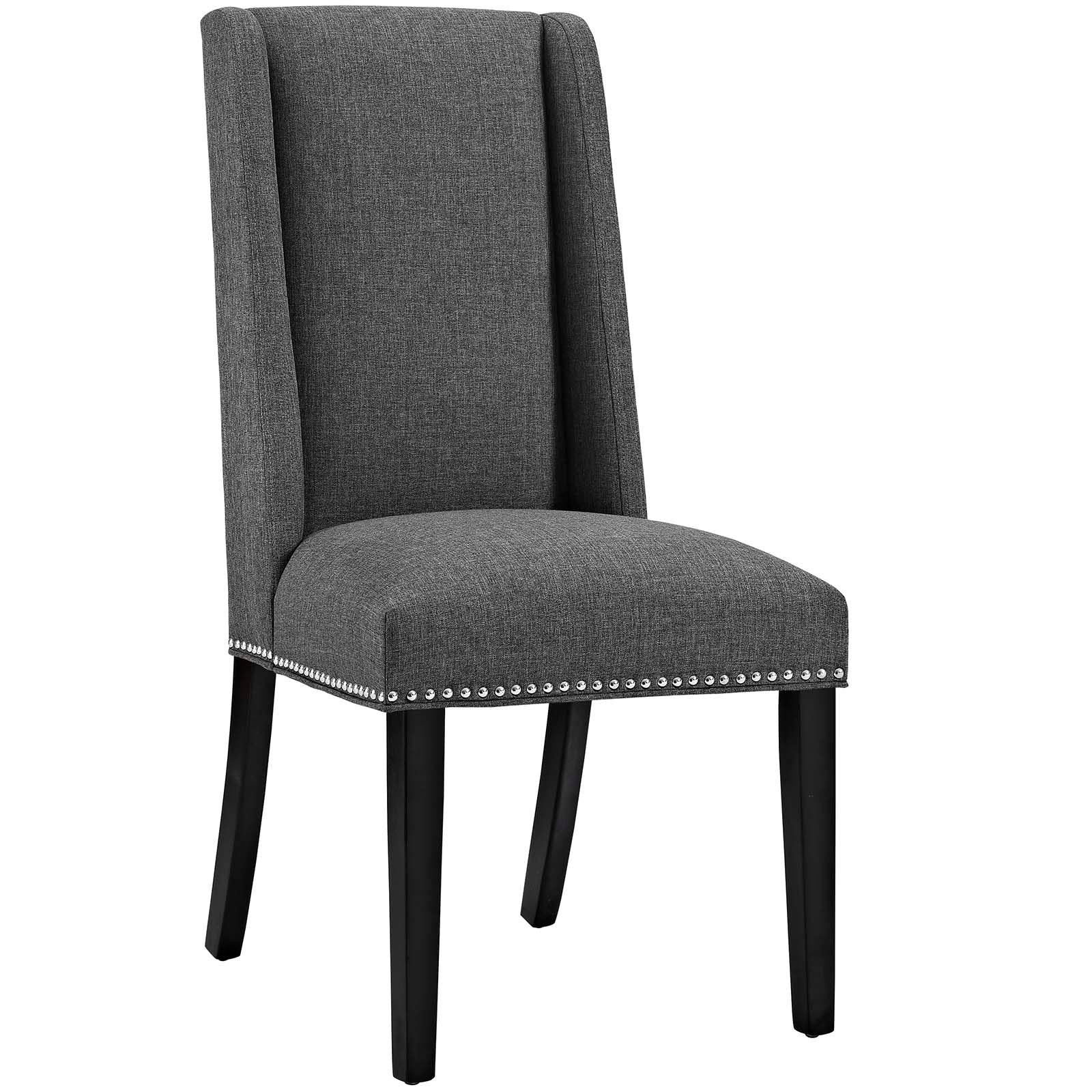 Modway Dining Chairs - Baron Fabric Dining Chair Gray