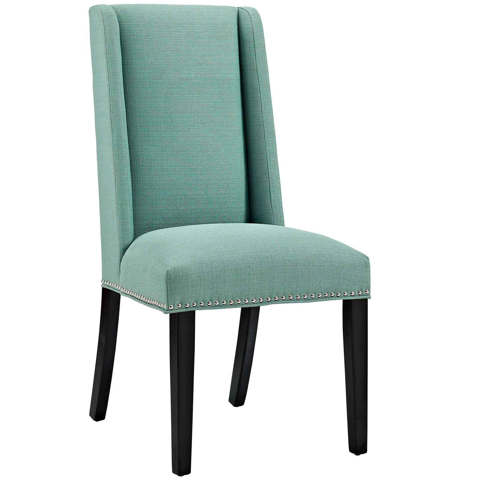 Modway Dining Chairs - Baron Fabric Dining Chair Laguna