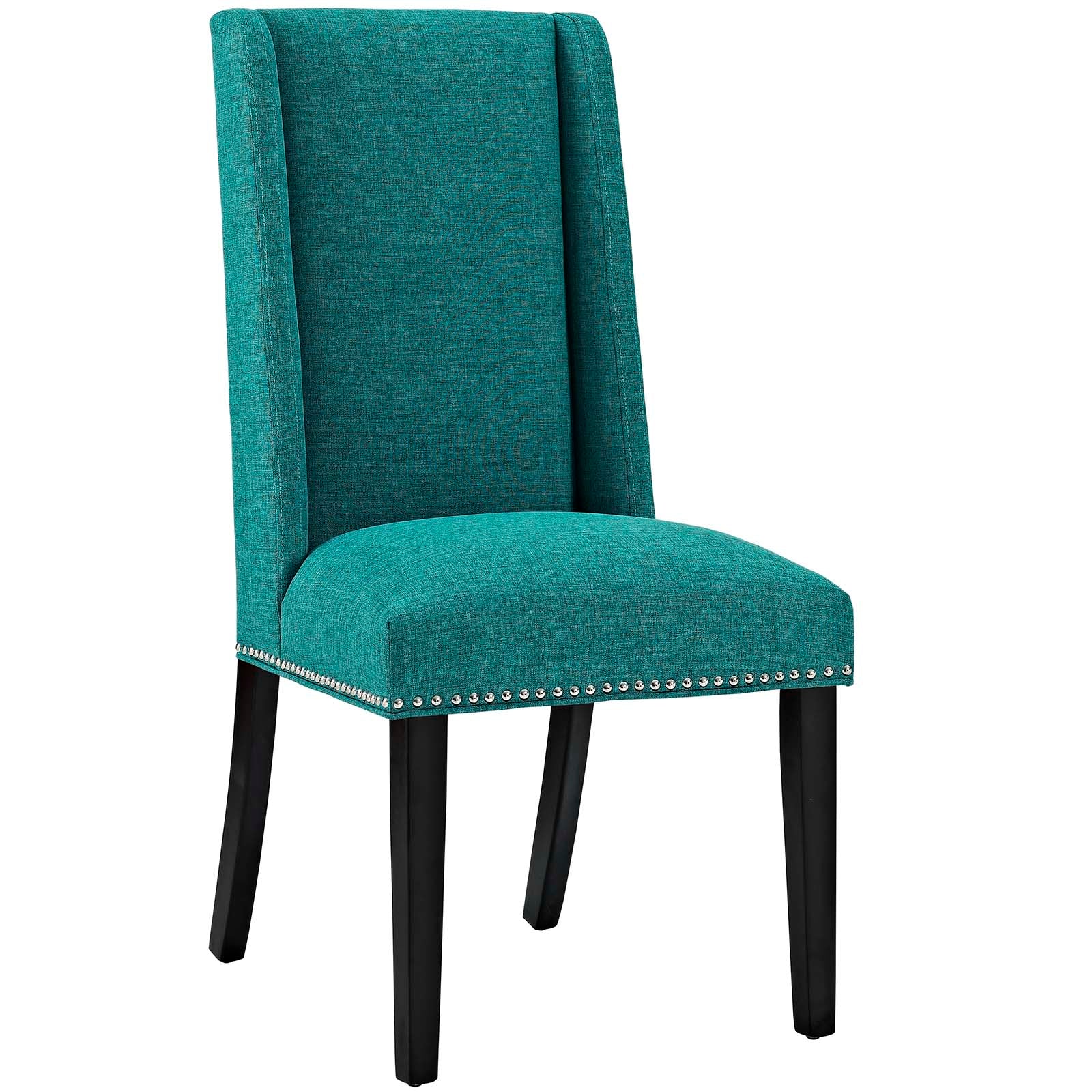 Modway Dining Chairs - Baron Fabric Dining Chair Teal