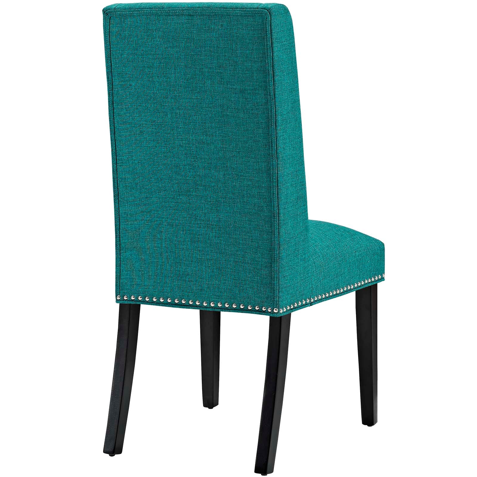 Modway Dining Chairs - Baron Fabric Dining Chair Teal
