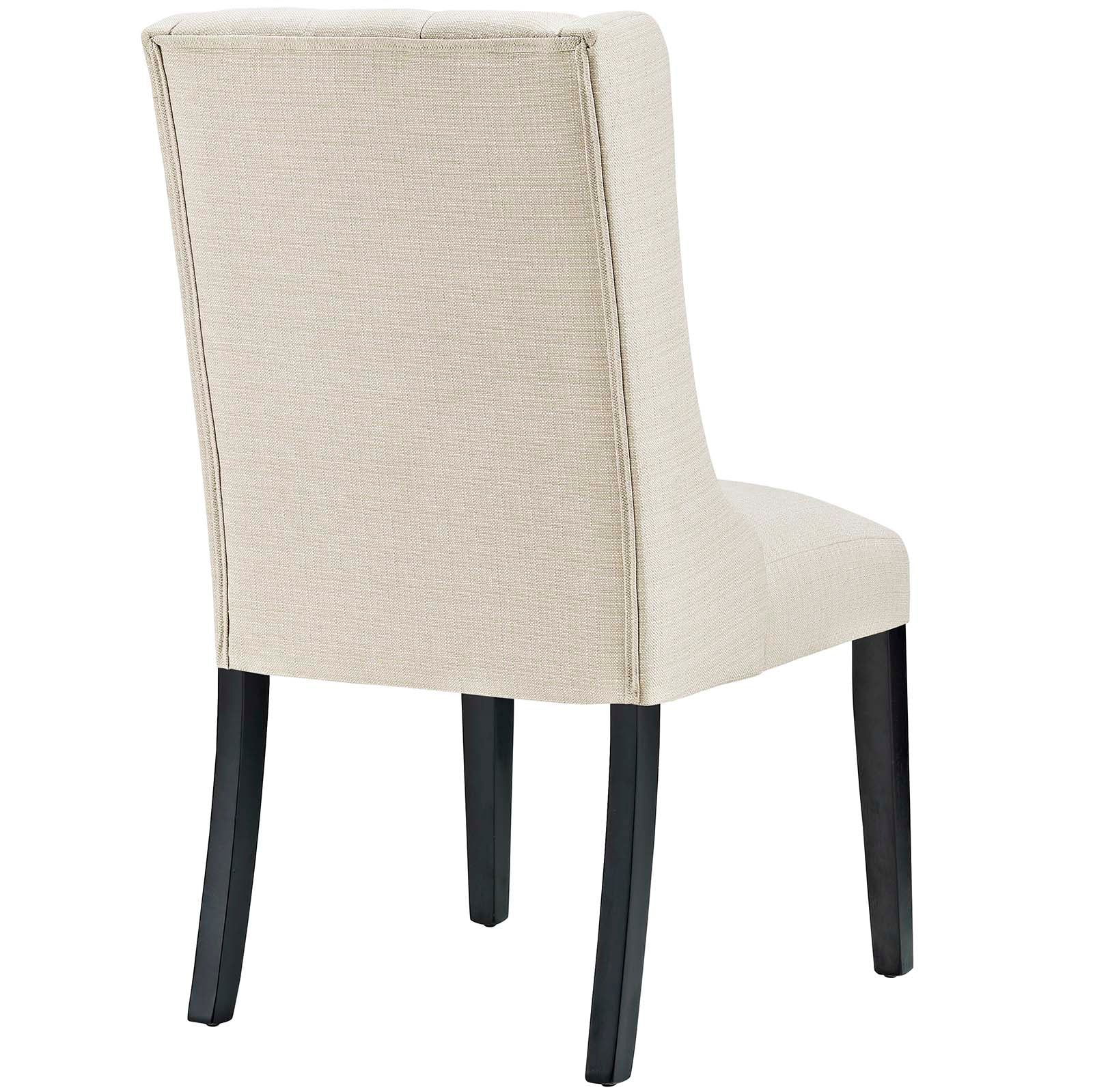 Modway Dining Chairs - Baronet Fabric Dining Chair Beige