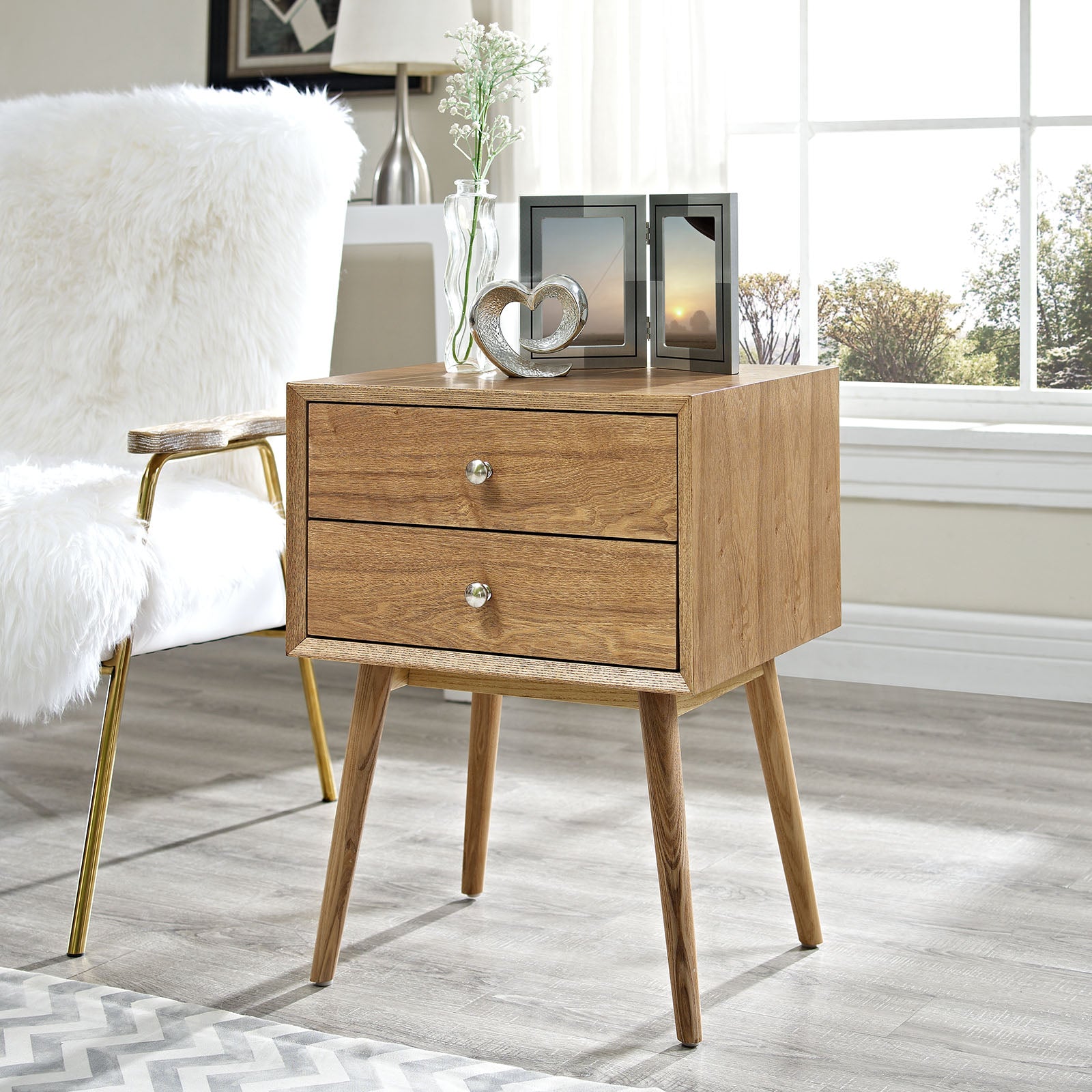 Modway Nightstands & Side Tables - Dispatch Nightstand Natural Natural