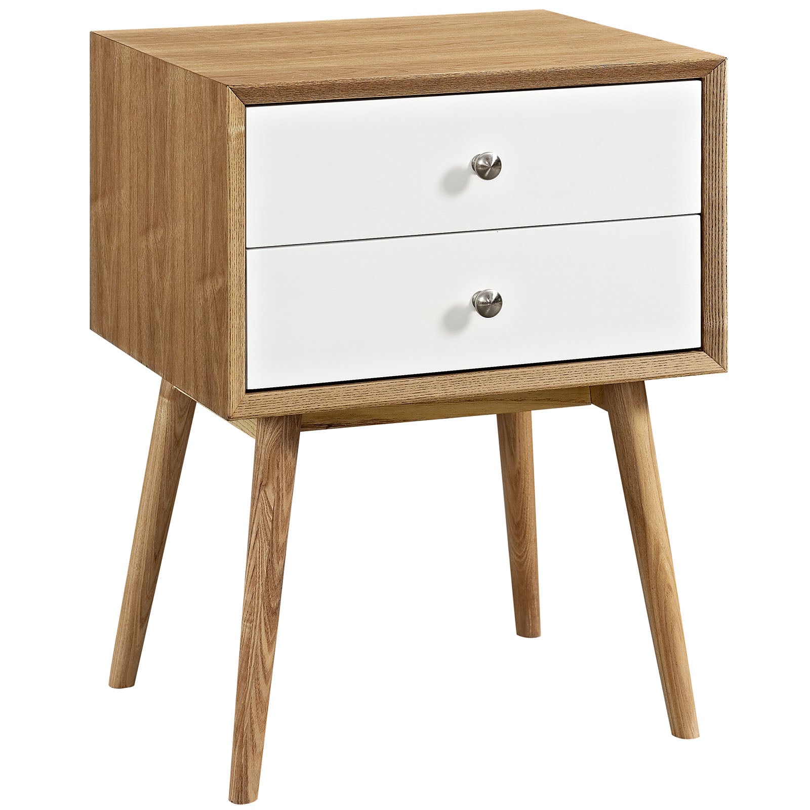 Modway Nightstands & Side Tables - Dispatch Nightstand Natural White