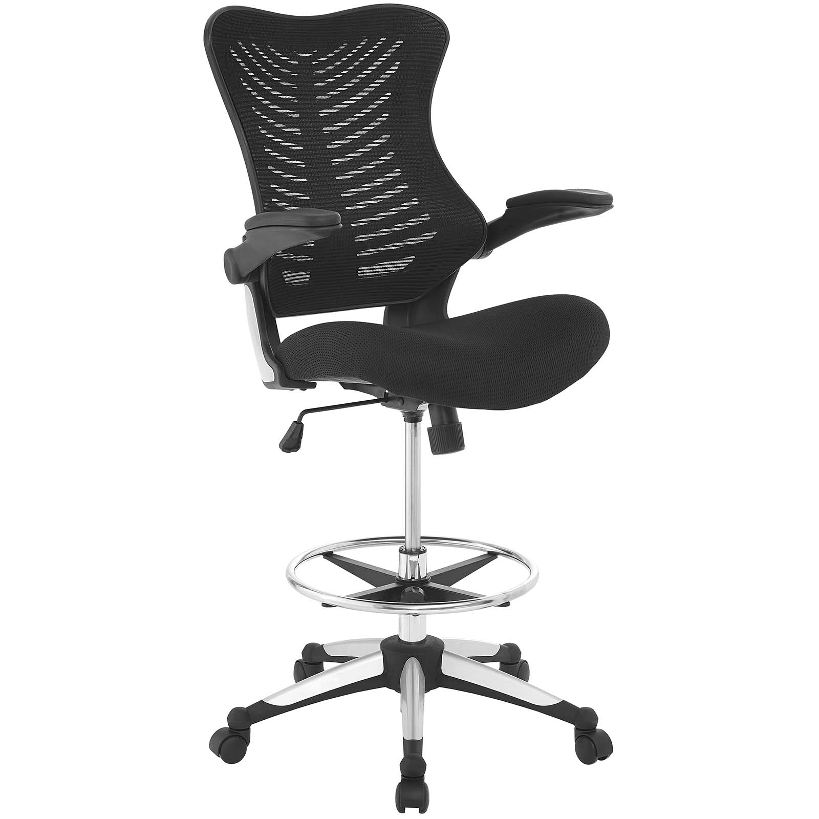 Modway Task Chairs - Charge Drafting Chair Black