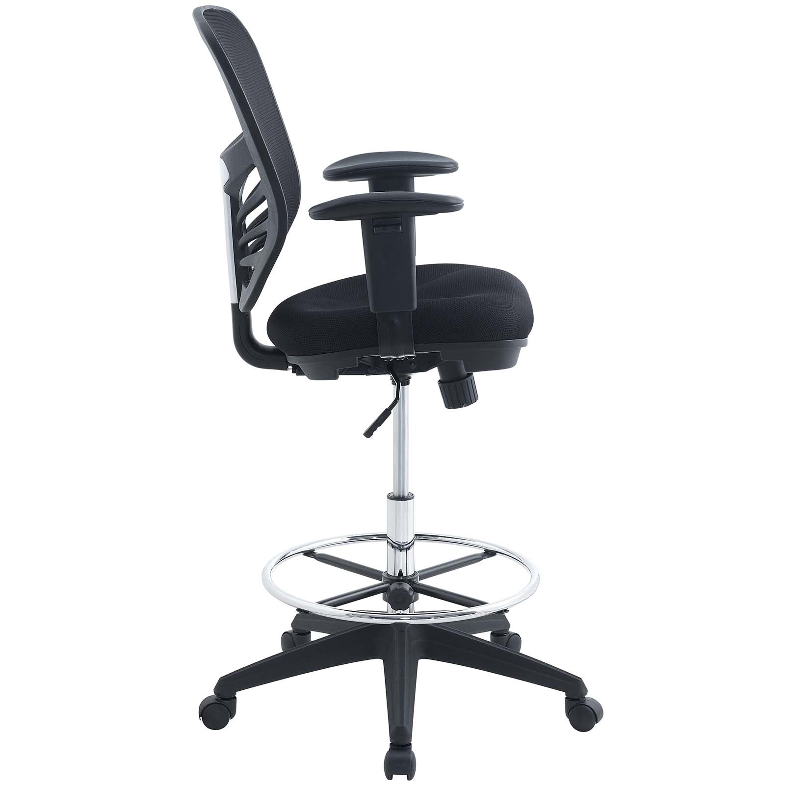 Modway Task Chairs - Articulate Drafting Chair Black