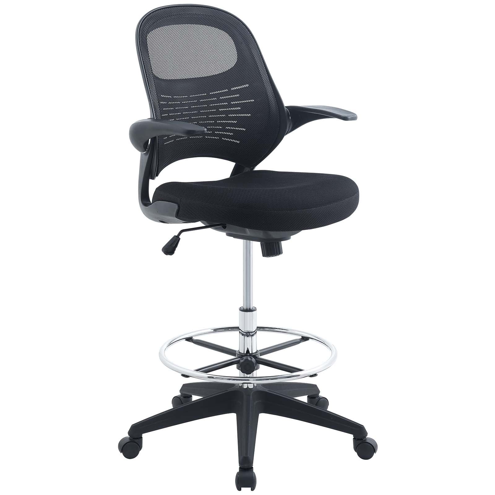 Modway Task Chairs - Stealth Drafting Chair Black