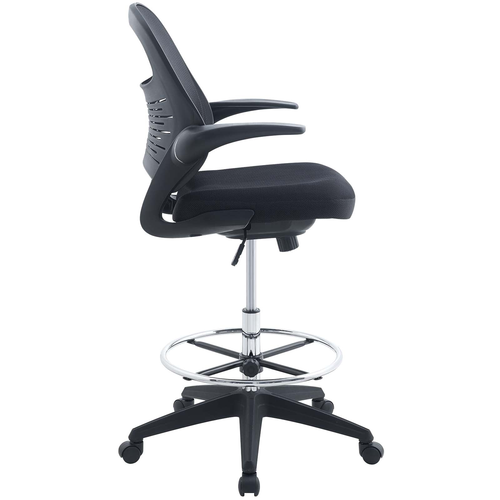 Modway Task Chairs - Stealth Drafting Chair Black