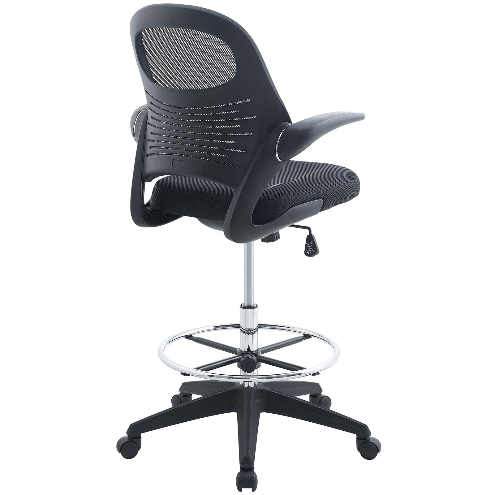 Modway Task Chairs - Stealth Drafting Chair Black