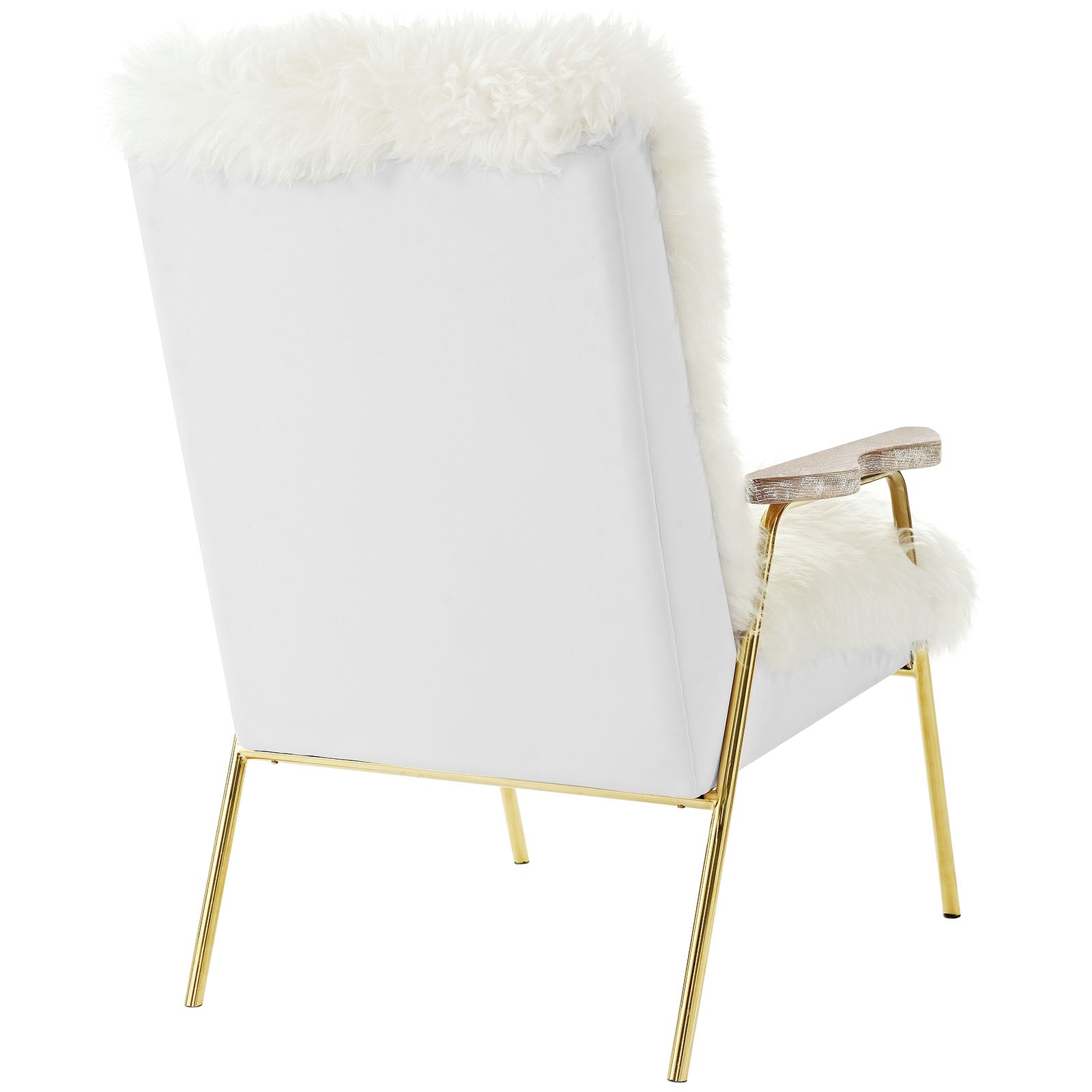 Sprint Sheepskin Armchair Brown White