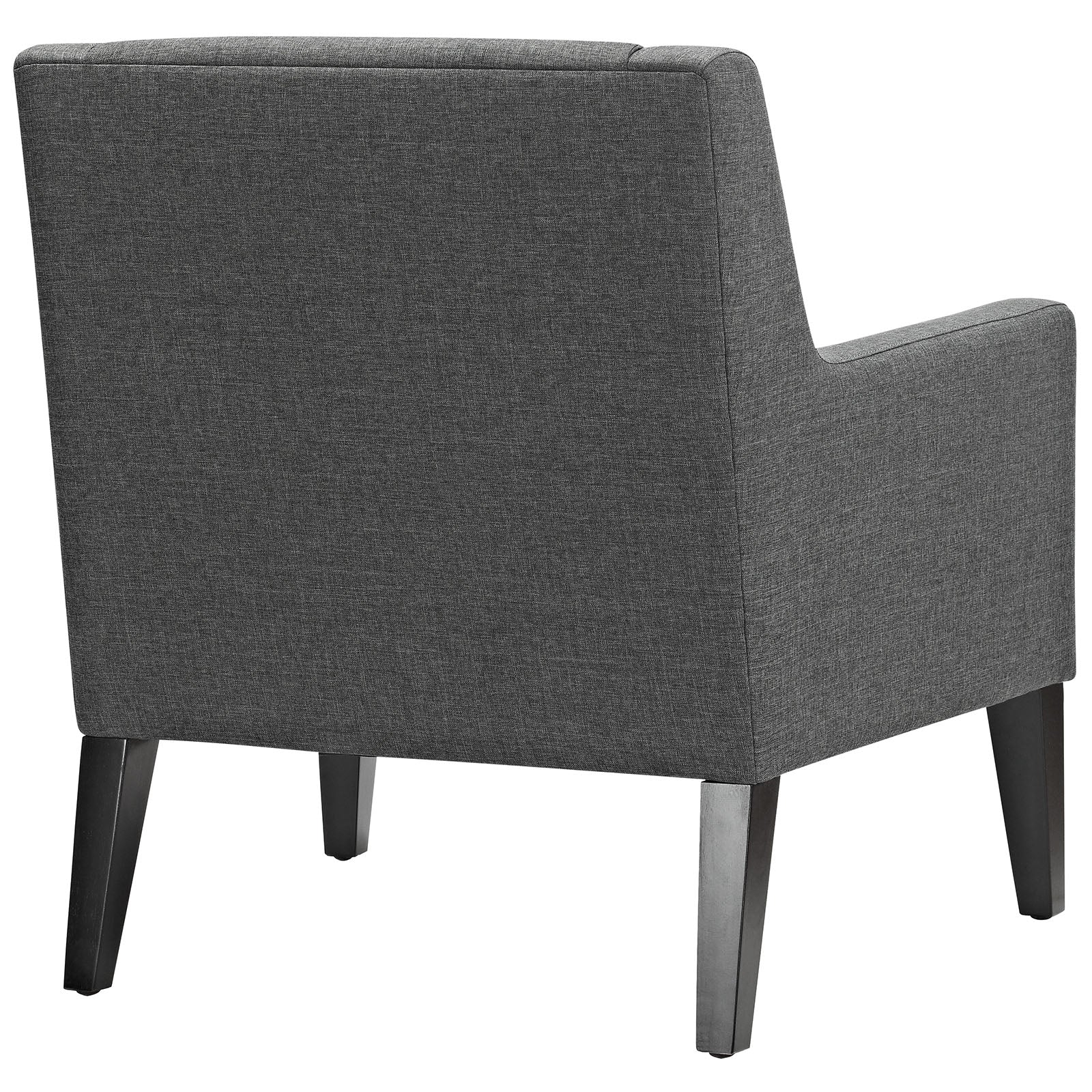 Modway Accent Chairs - Earnest Upholstered Fabric Armchair Gray