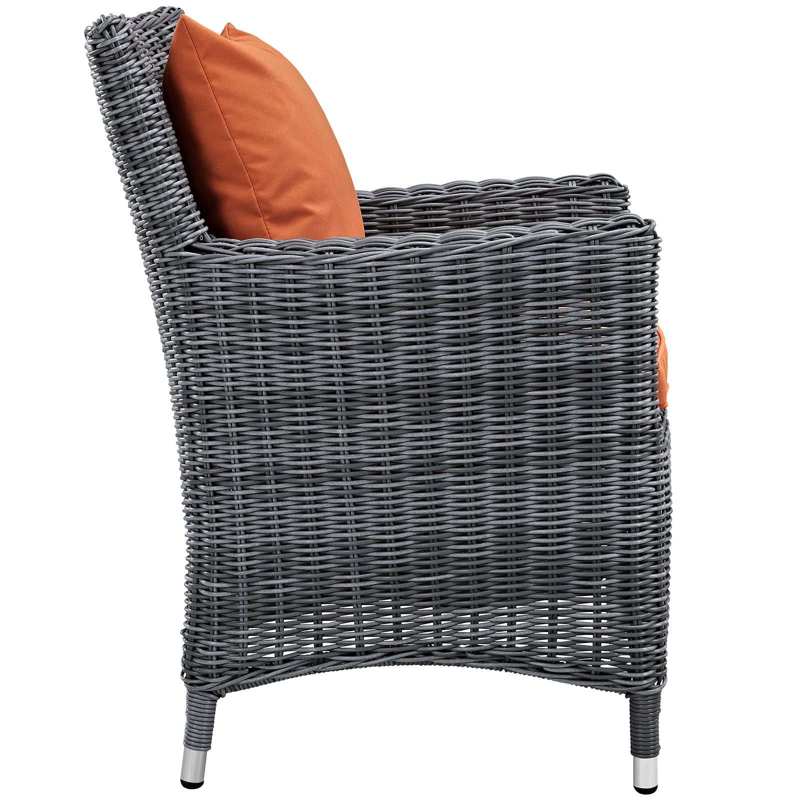 Modway Outdoor Dining Sets - Summon 2 Piece Outdoor Patio Sunbrella Dining Set Canvas Tuscan