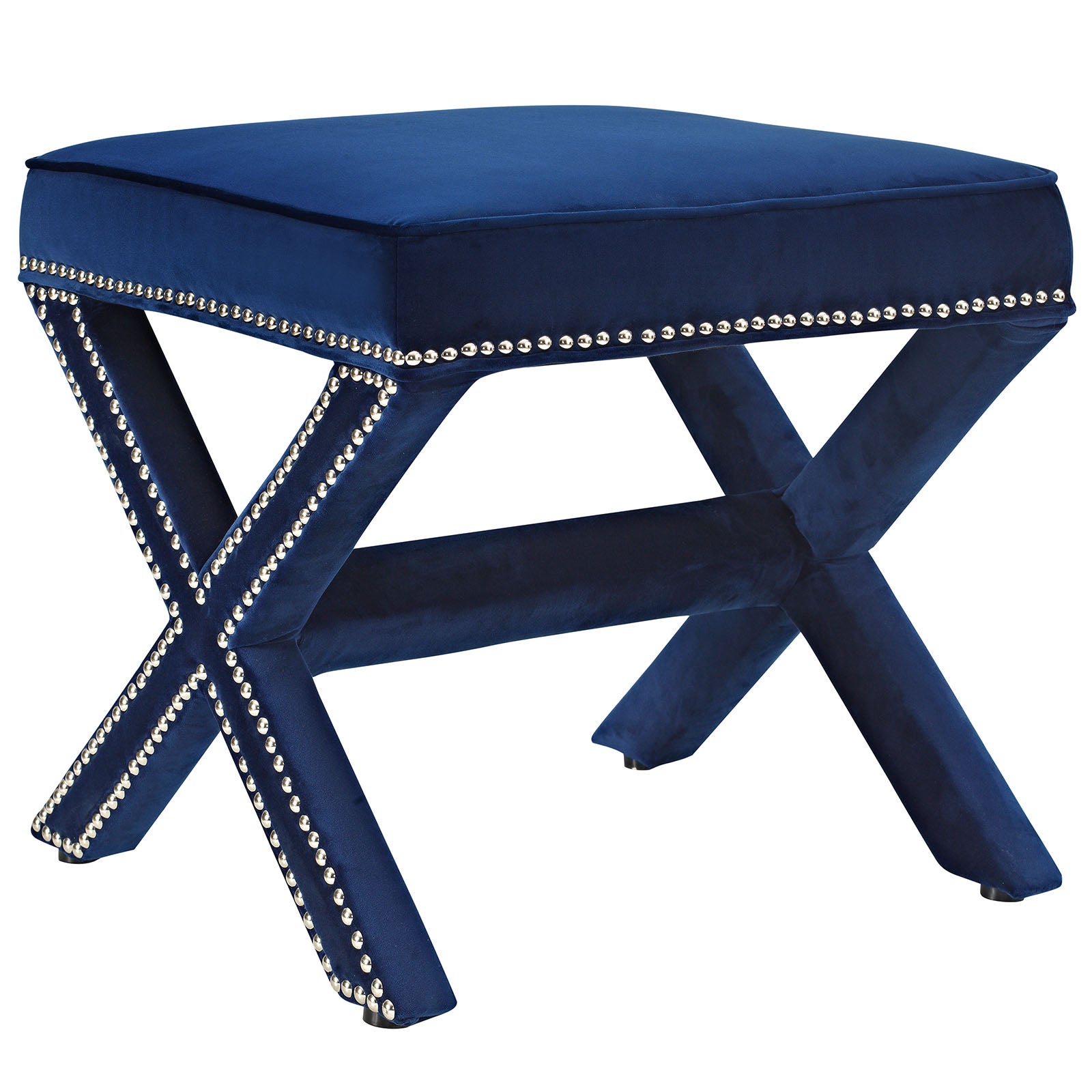 Modway Ottomans & Stools - Rivet Bench Navy