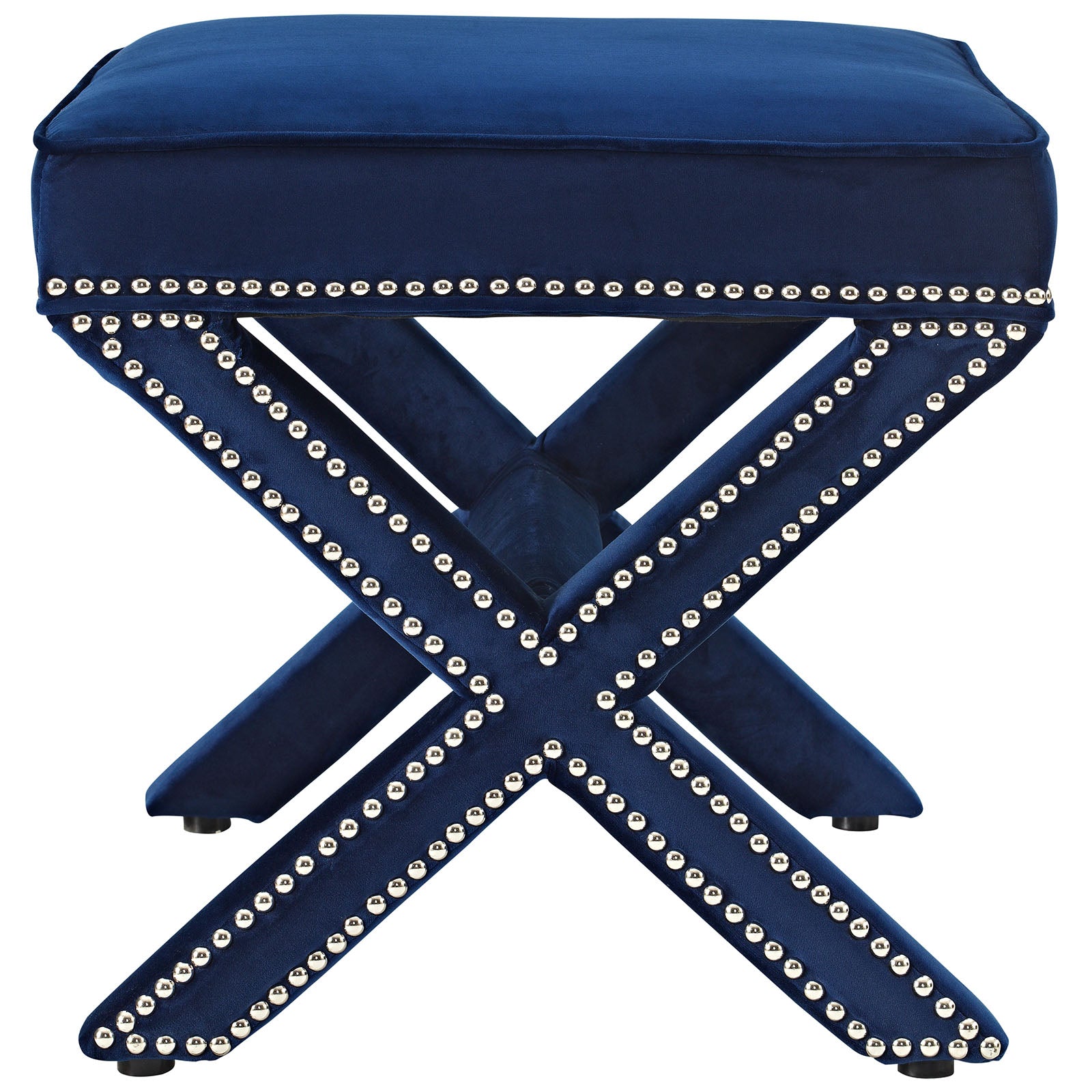 Modway Ottomans & Stools - Rivet Bench Navy