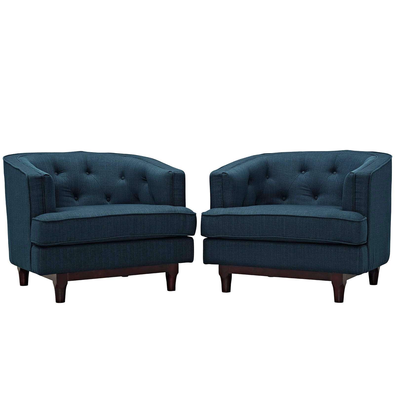 Modway Living Room Sets - Coast Armchairs Set of 2 Azure