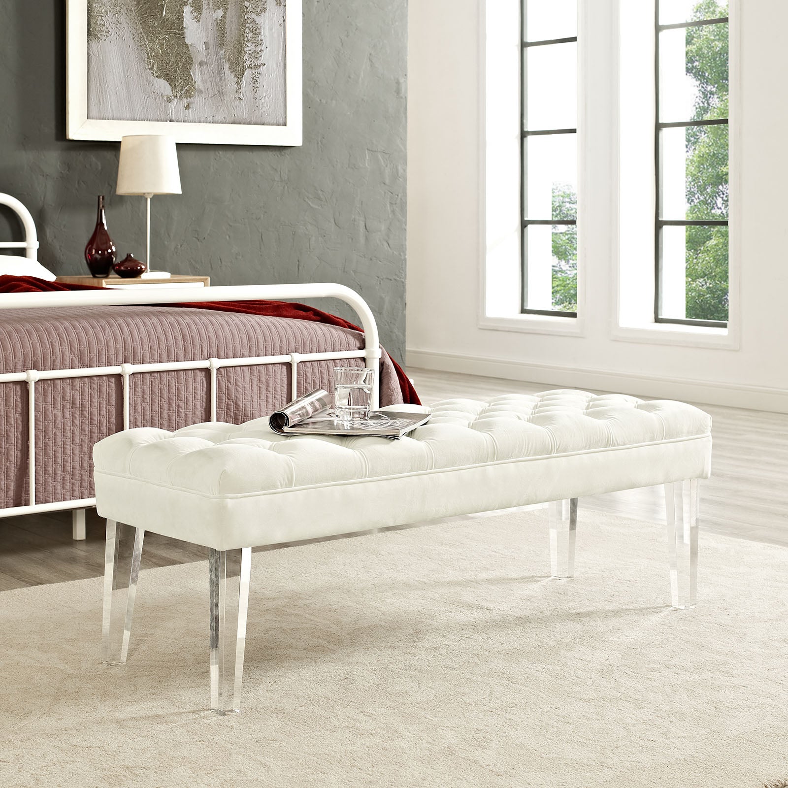 Valet Bench Ivory