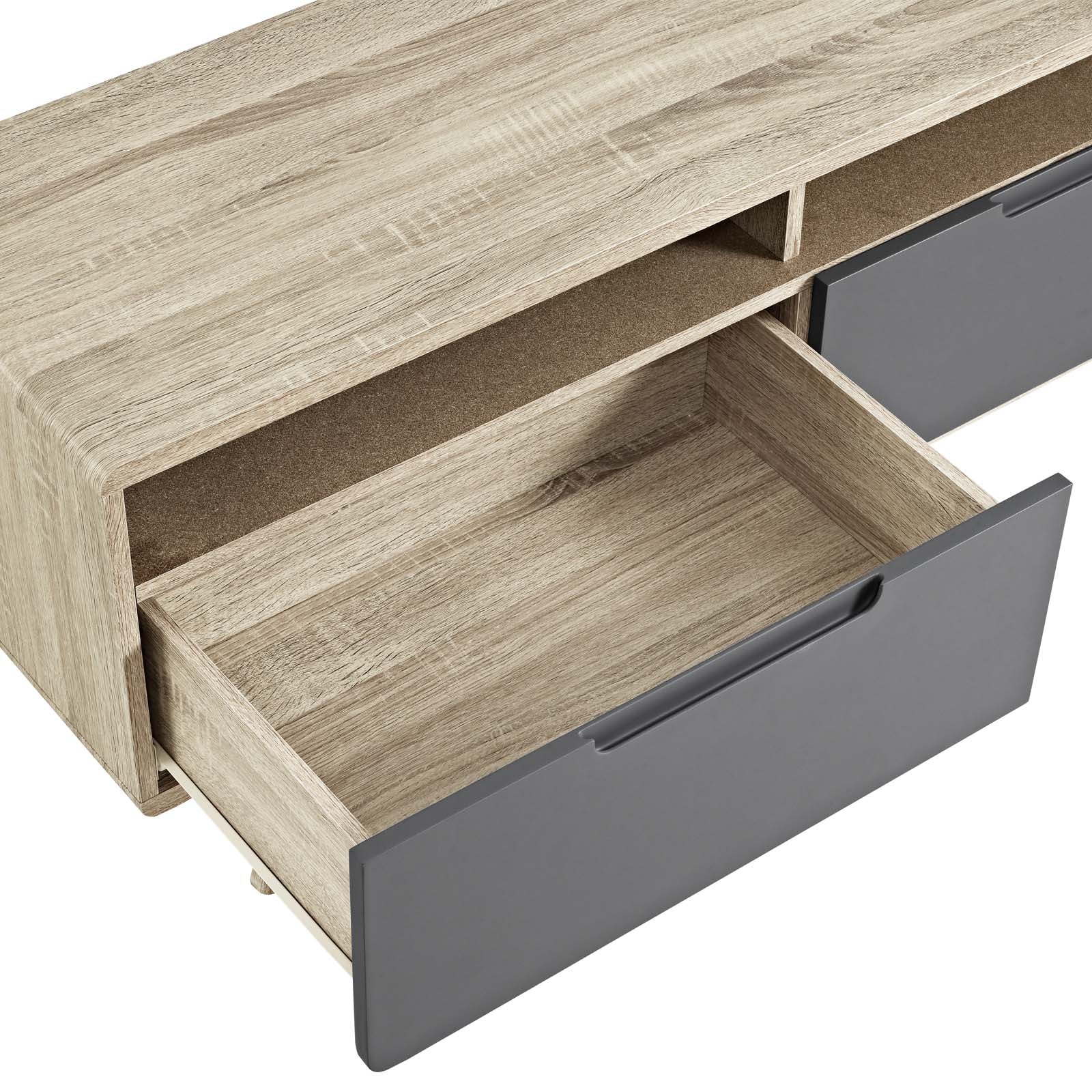 Modway TV & Media Units - Origin 47" TV Stand Natural & Gray