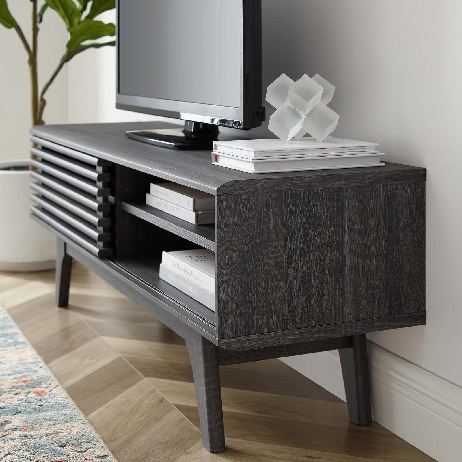 Modway TV & Media Units - Render-48Ó-TV-Stand-Charcoal