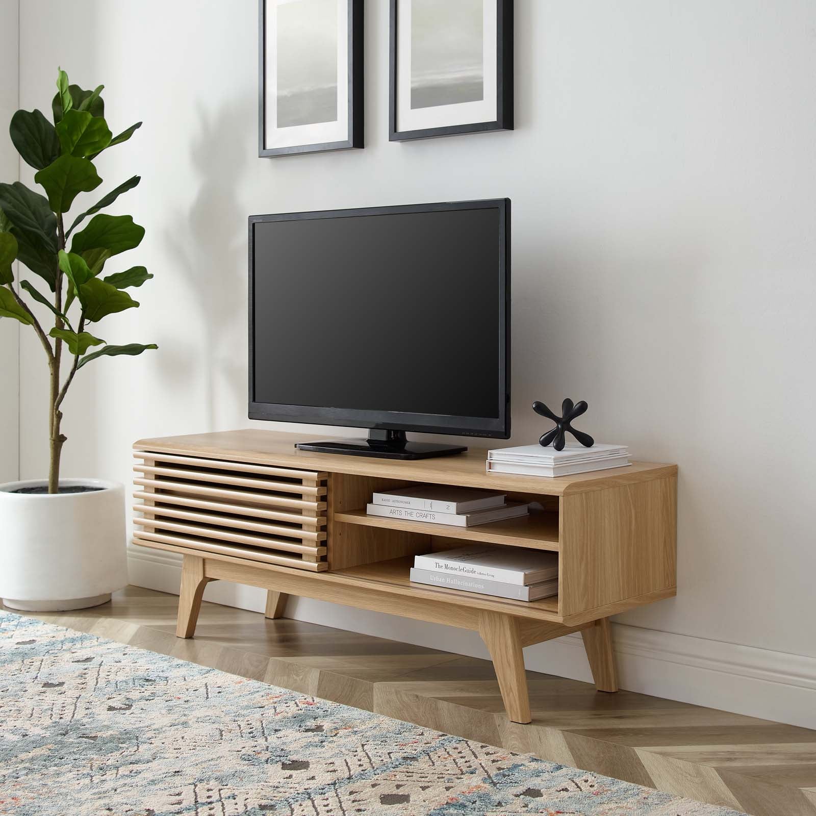 Modway TV & Media Units - Render 48" TV Stand Oak